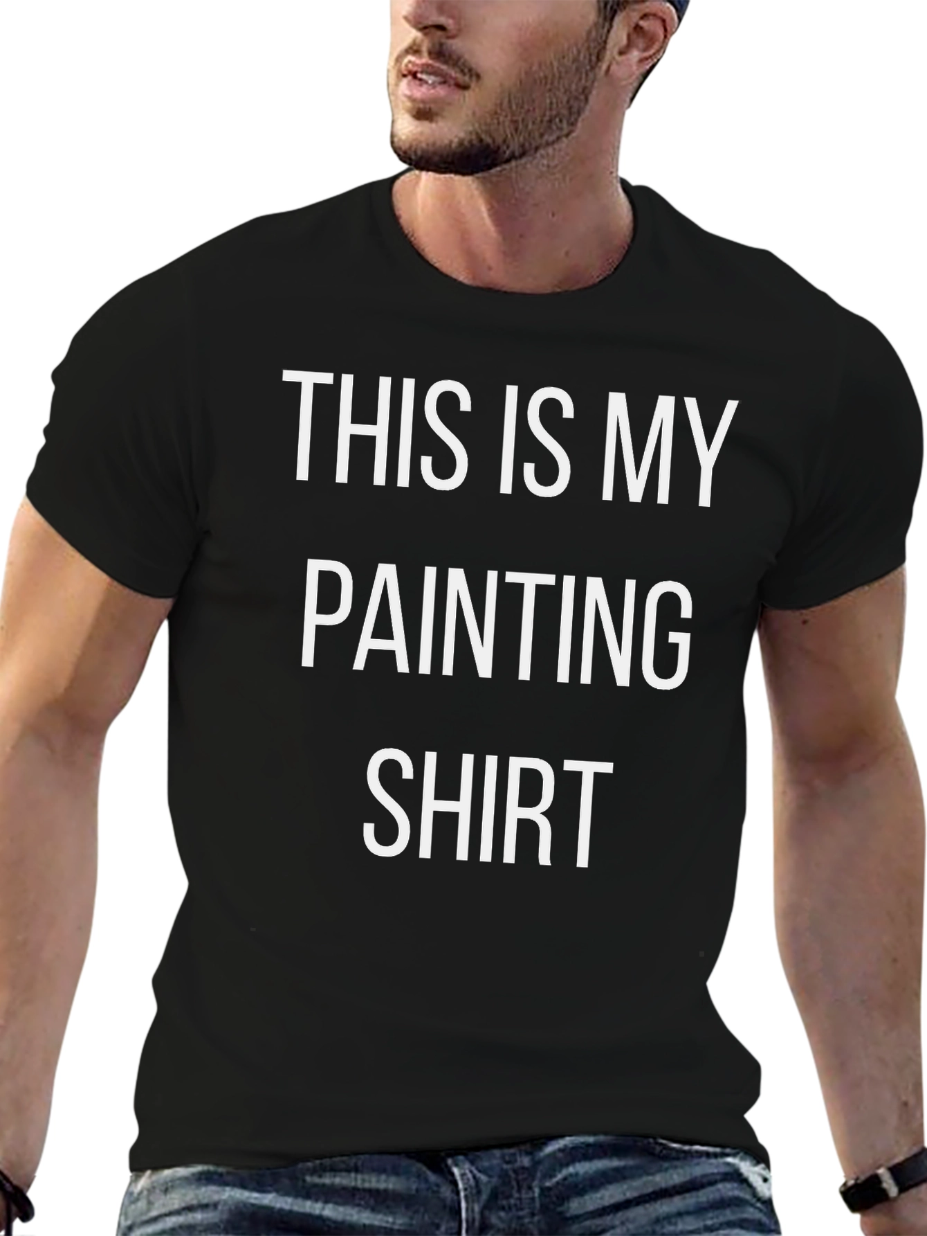 Black Funny Painting Shirt - Painter Artist T-Shirt view 6