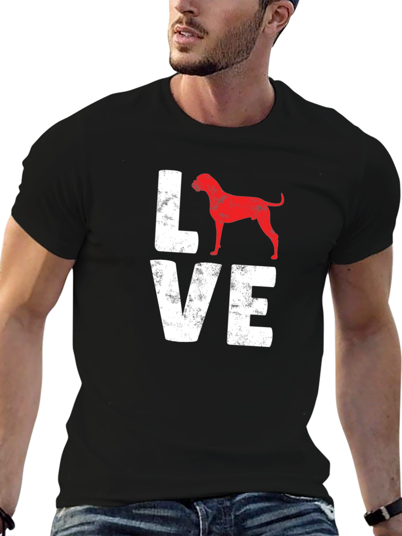 Black Dog Breed LOVE Graphic Tee view 6