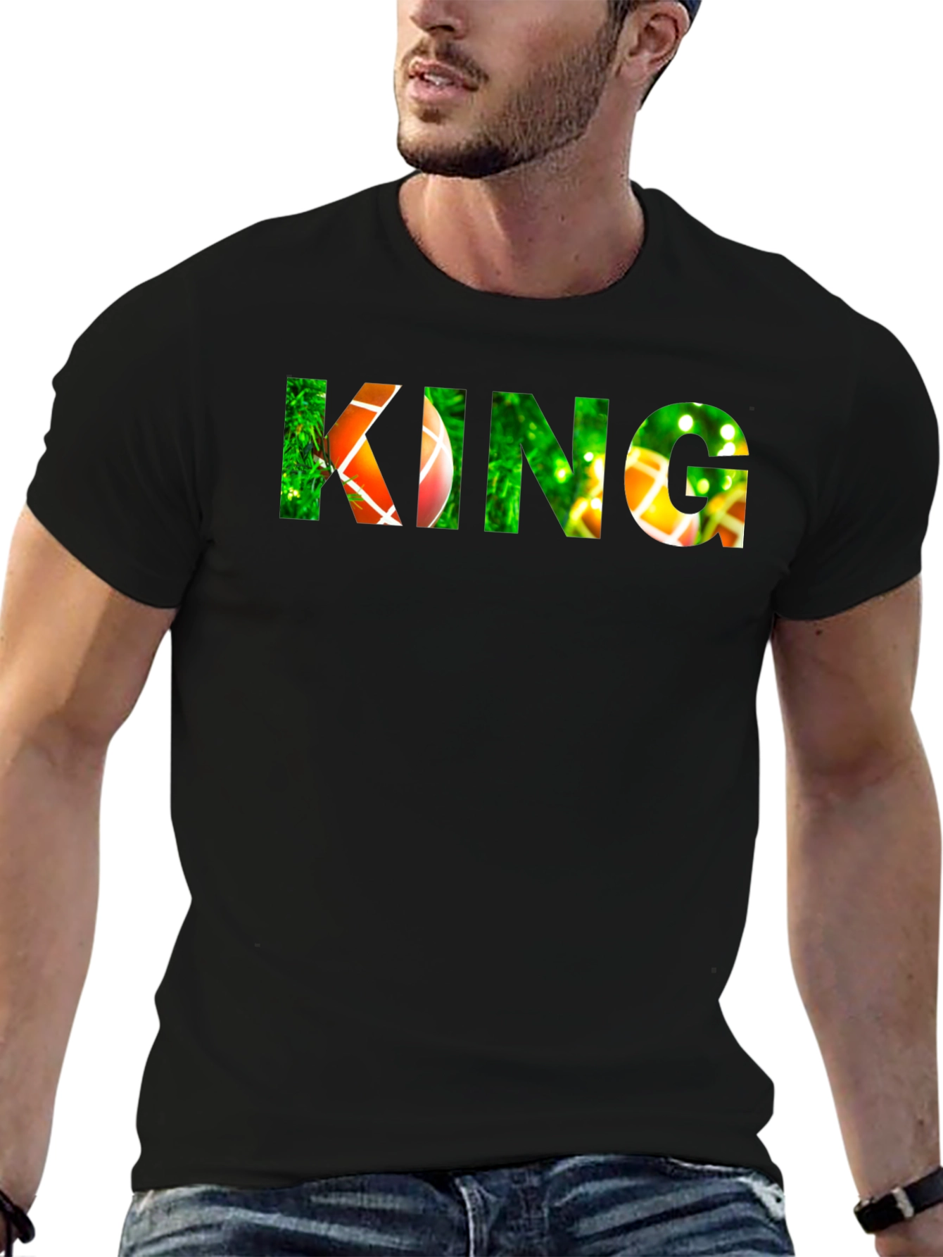 Black King Graphic Tee - Novelty Design view 6