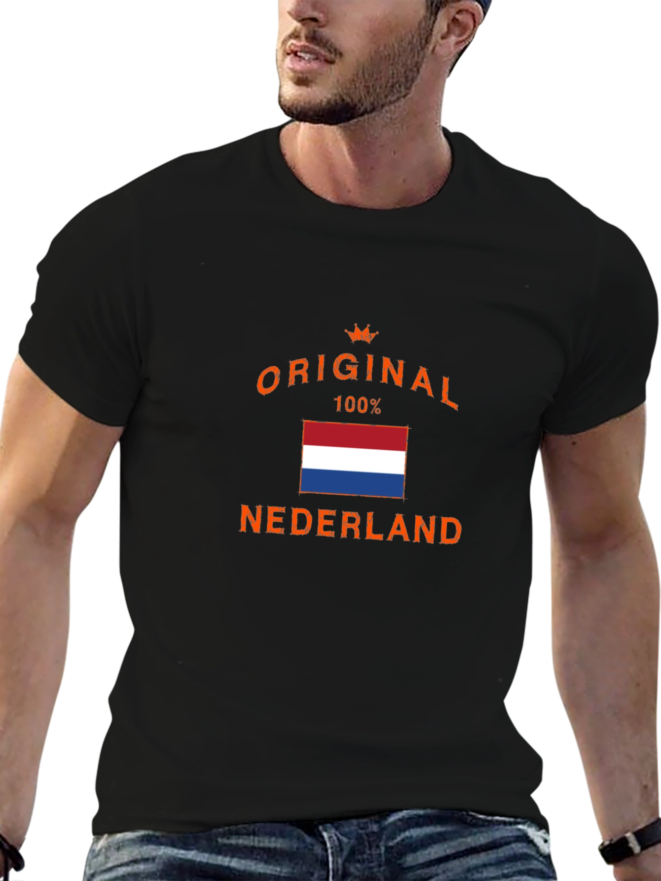 Black Original Nederland T-Shirt view 6