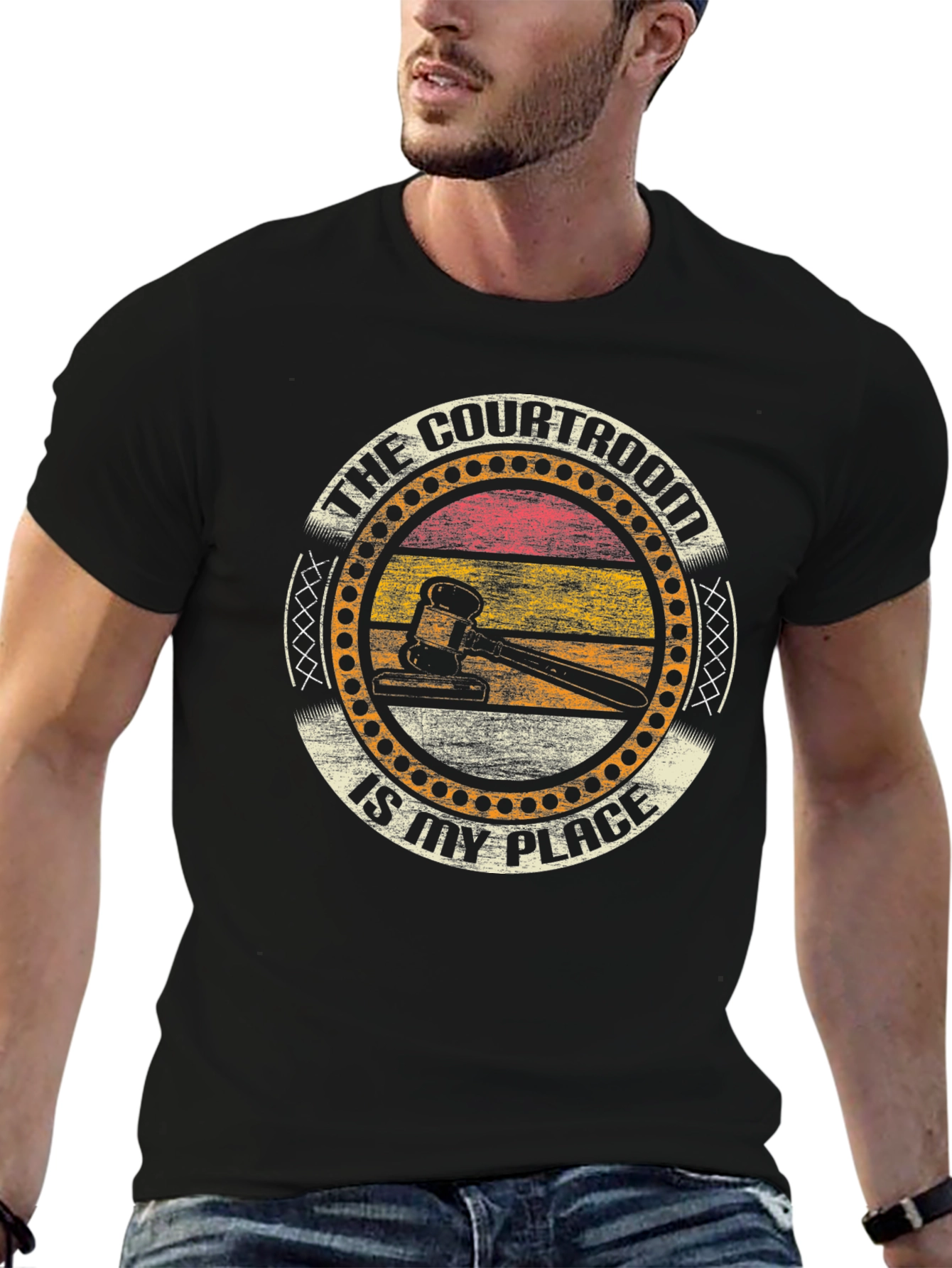 The Courtroom Is My Place Graphic Tee - 6