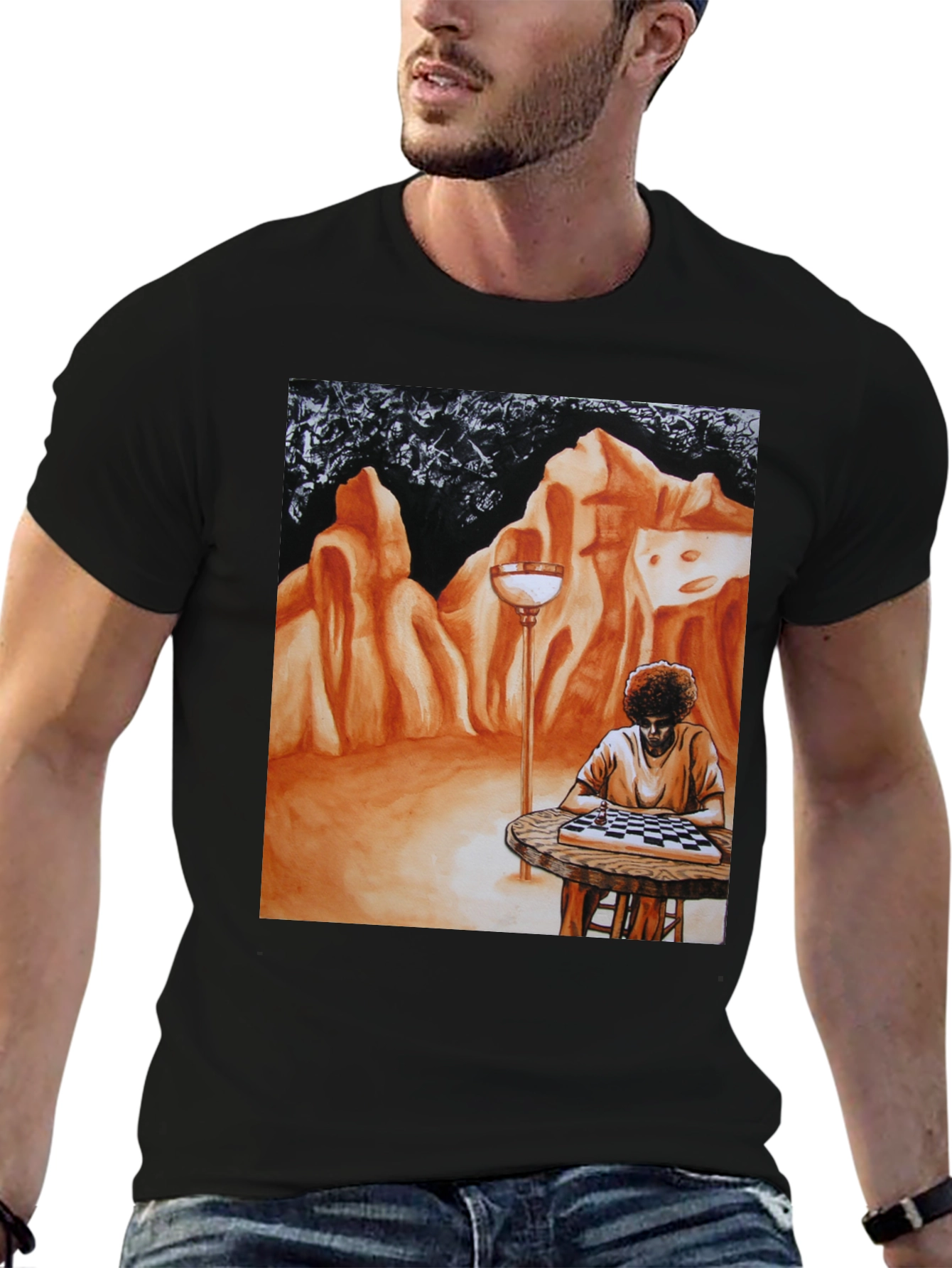 Artistic Chess Player T-Shirt - 6