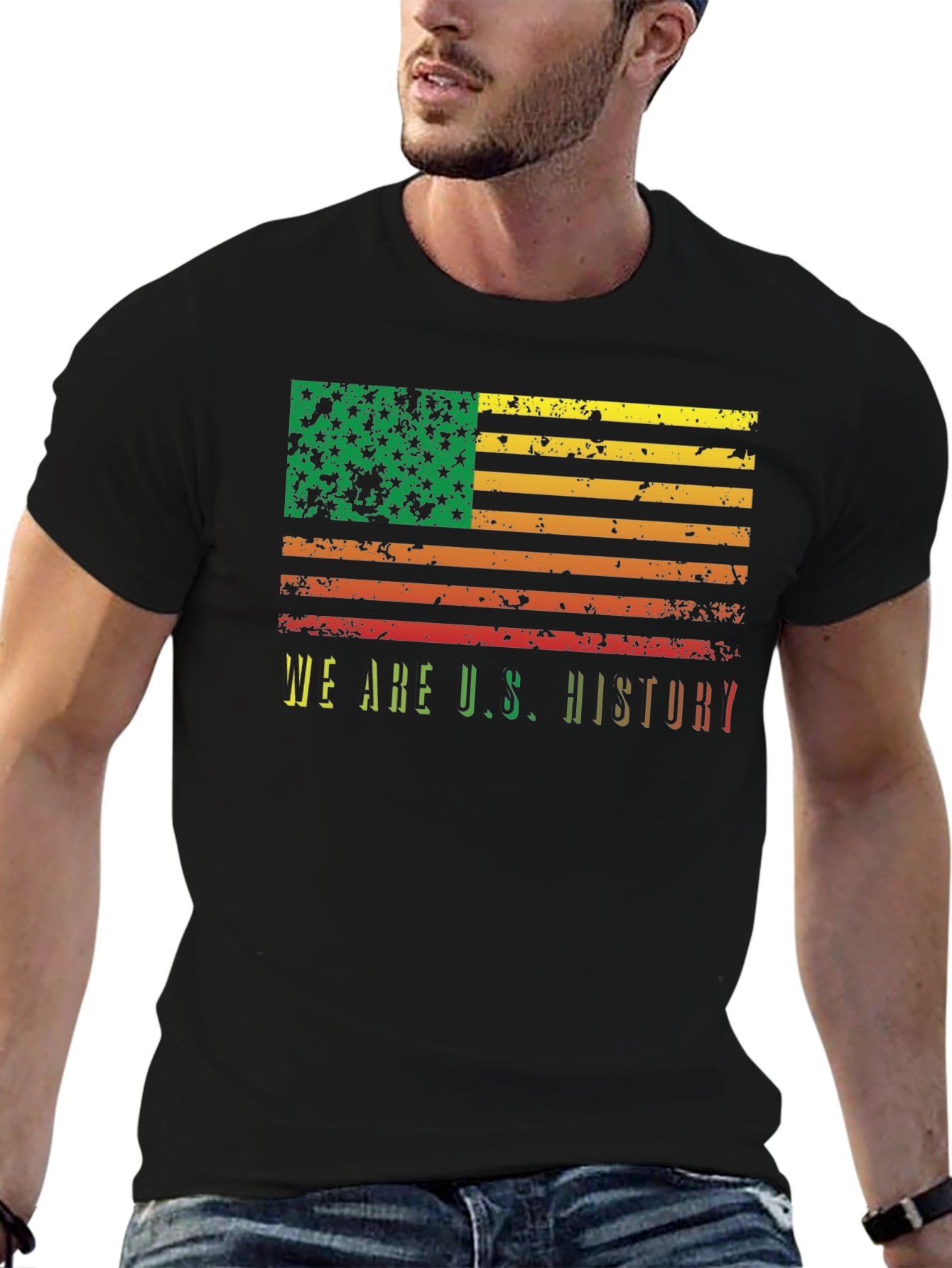 We Are U.S. History T-Shirt - Black Pride Tee - 6