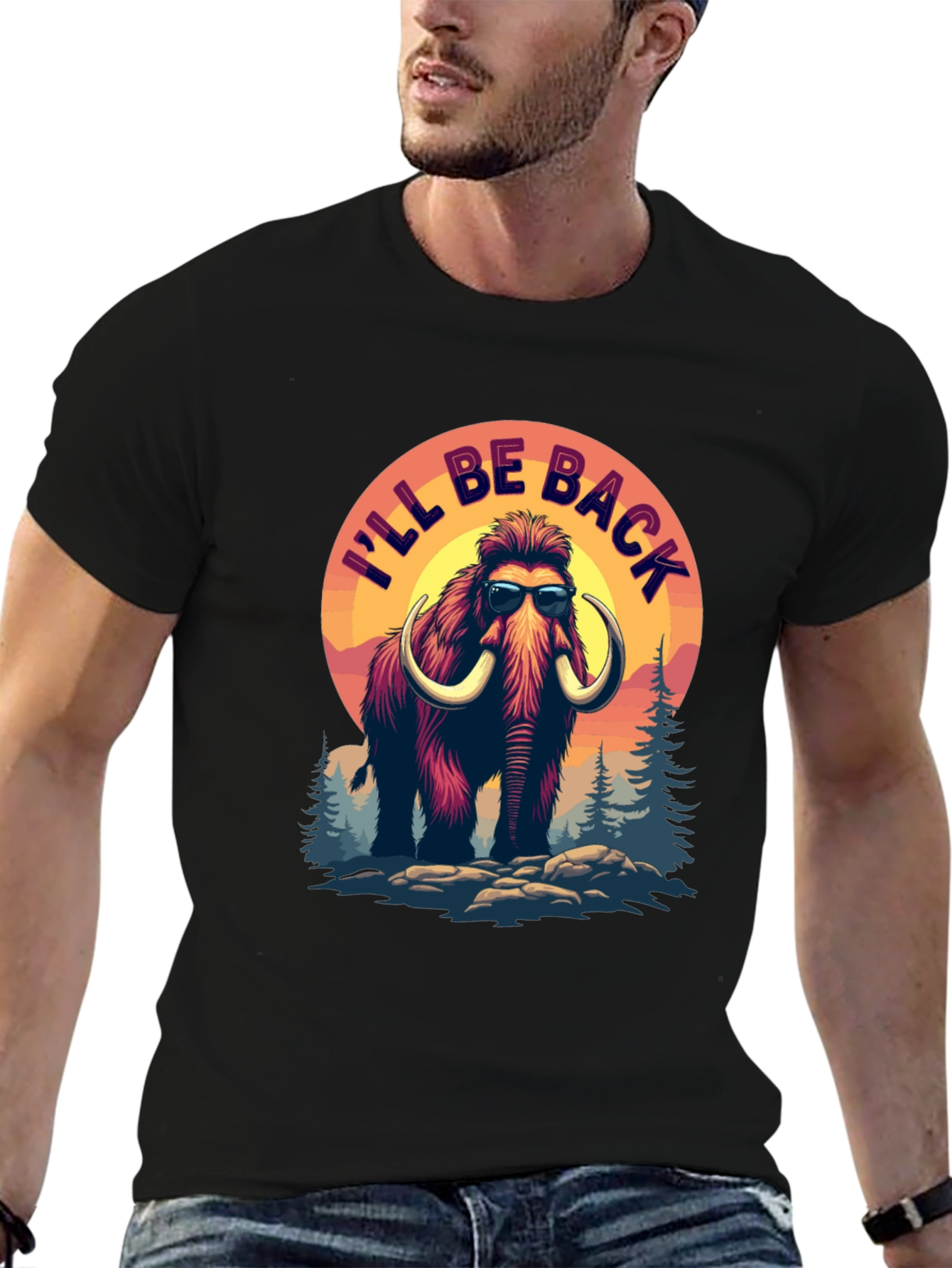 Black Mammoth "I'll Be Back" Graphic Tee view 6
