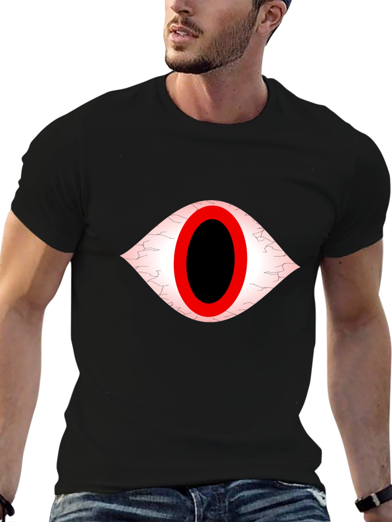 Black Eye See You Graphic Tee - Black view 6