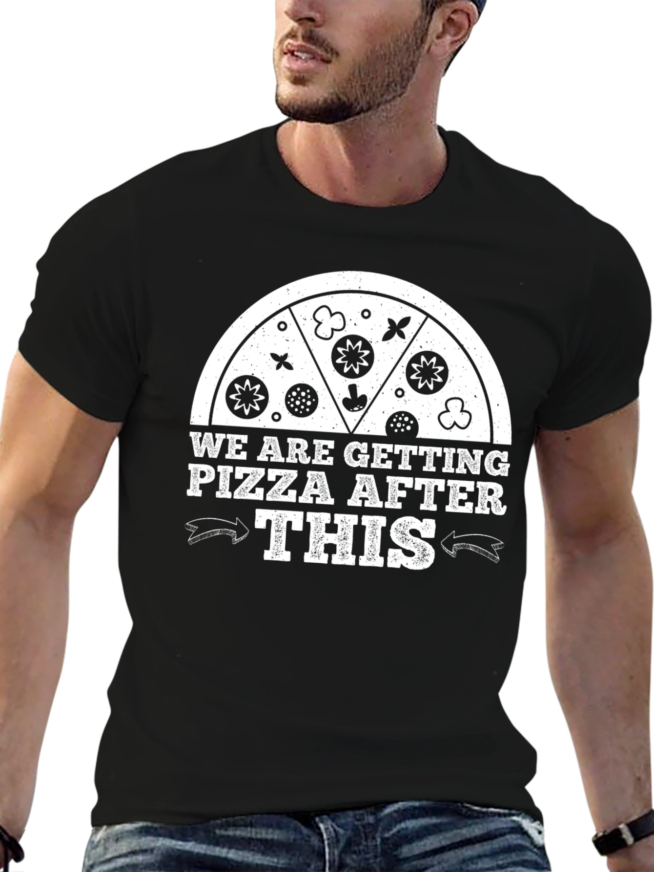 Black Pizza After This Black Graphic Tee view 6