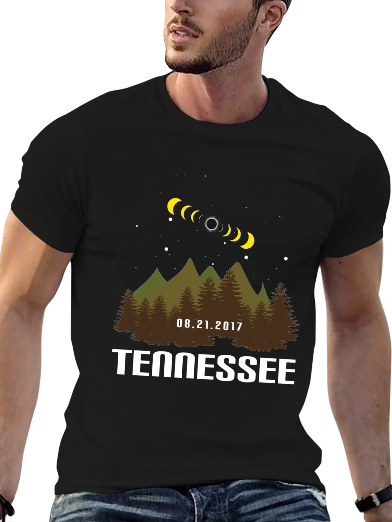 Black Tennessee Eclipse T-Shirt - August 21, 2017 view 6