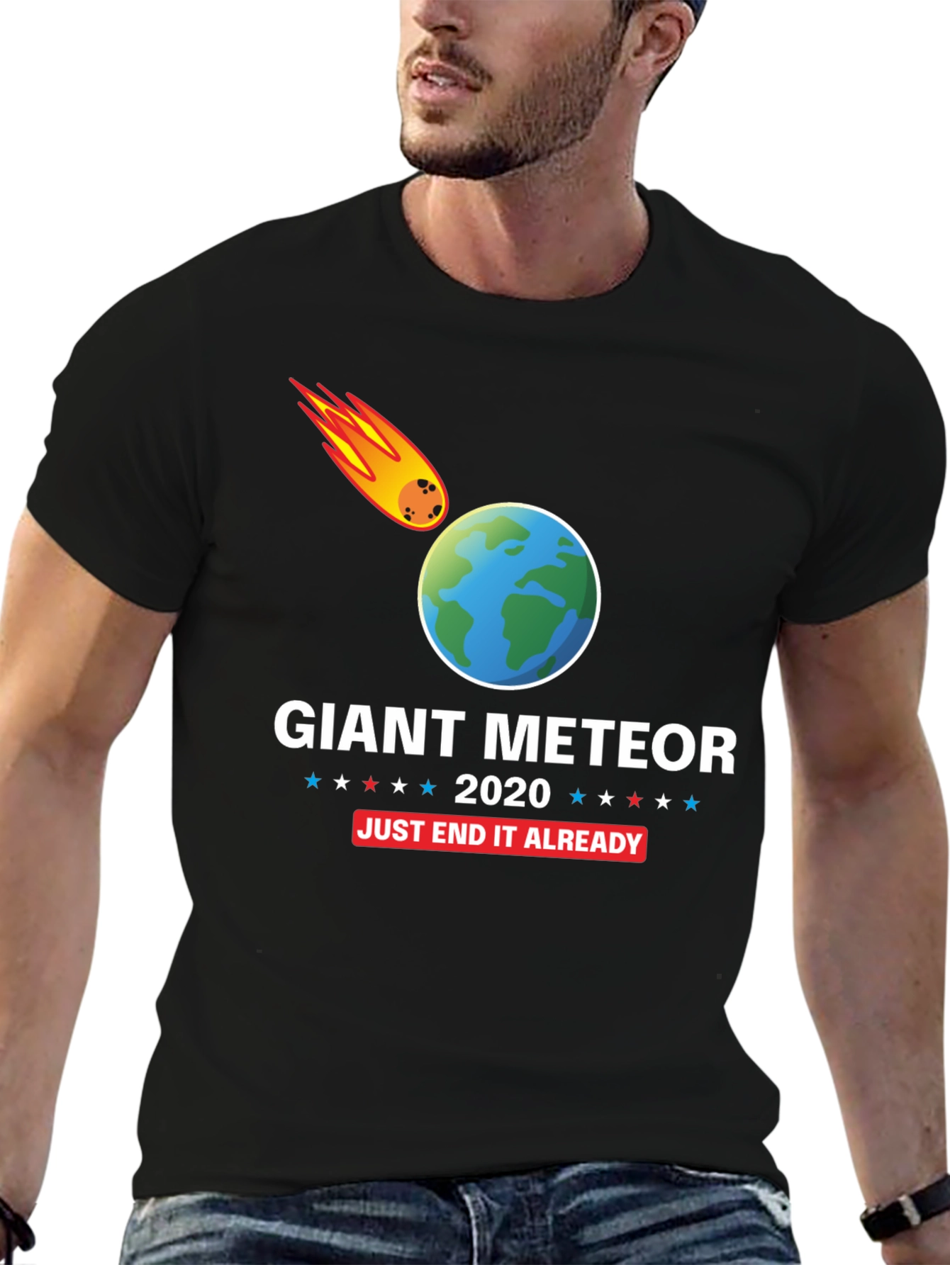Black Giant Meteor 2020 T-Shirt - End It Already view 6