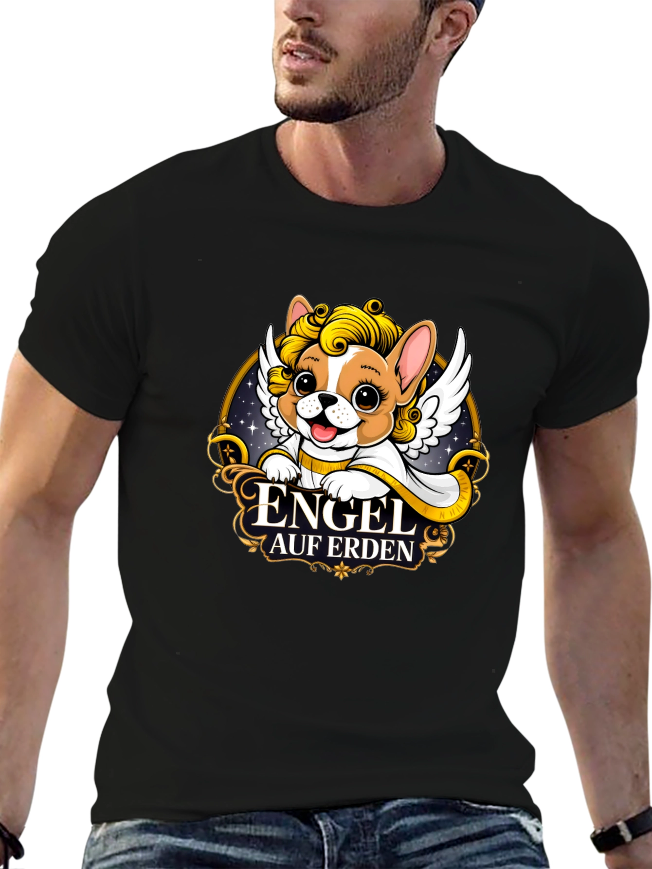 Angel Dog T-Shirt - Cute Pet Lover Tee - 6