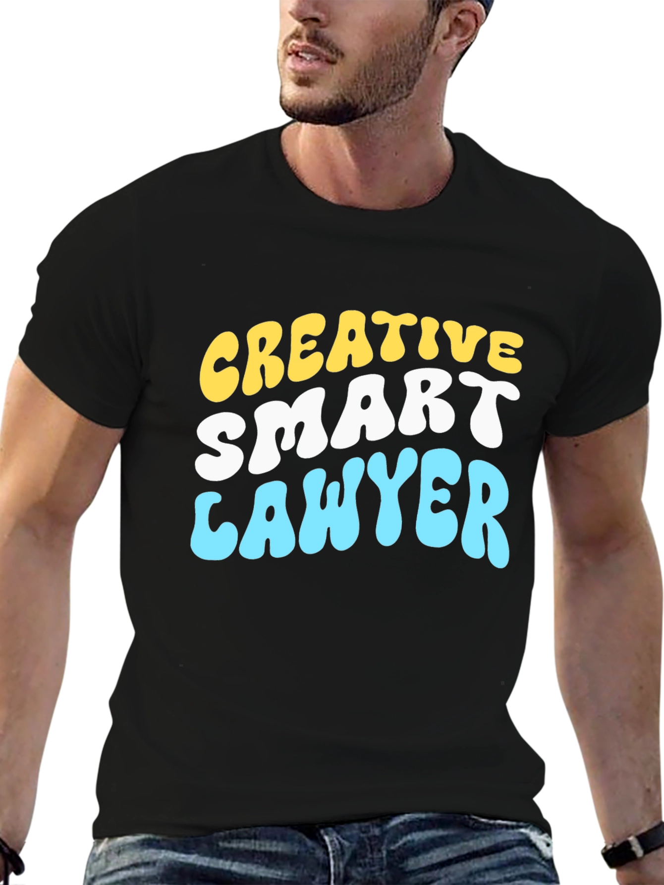 Creative Smart Lawyer Tee - Trendy Attorney T-Shirt - 6