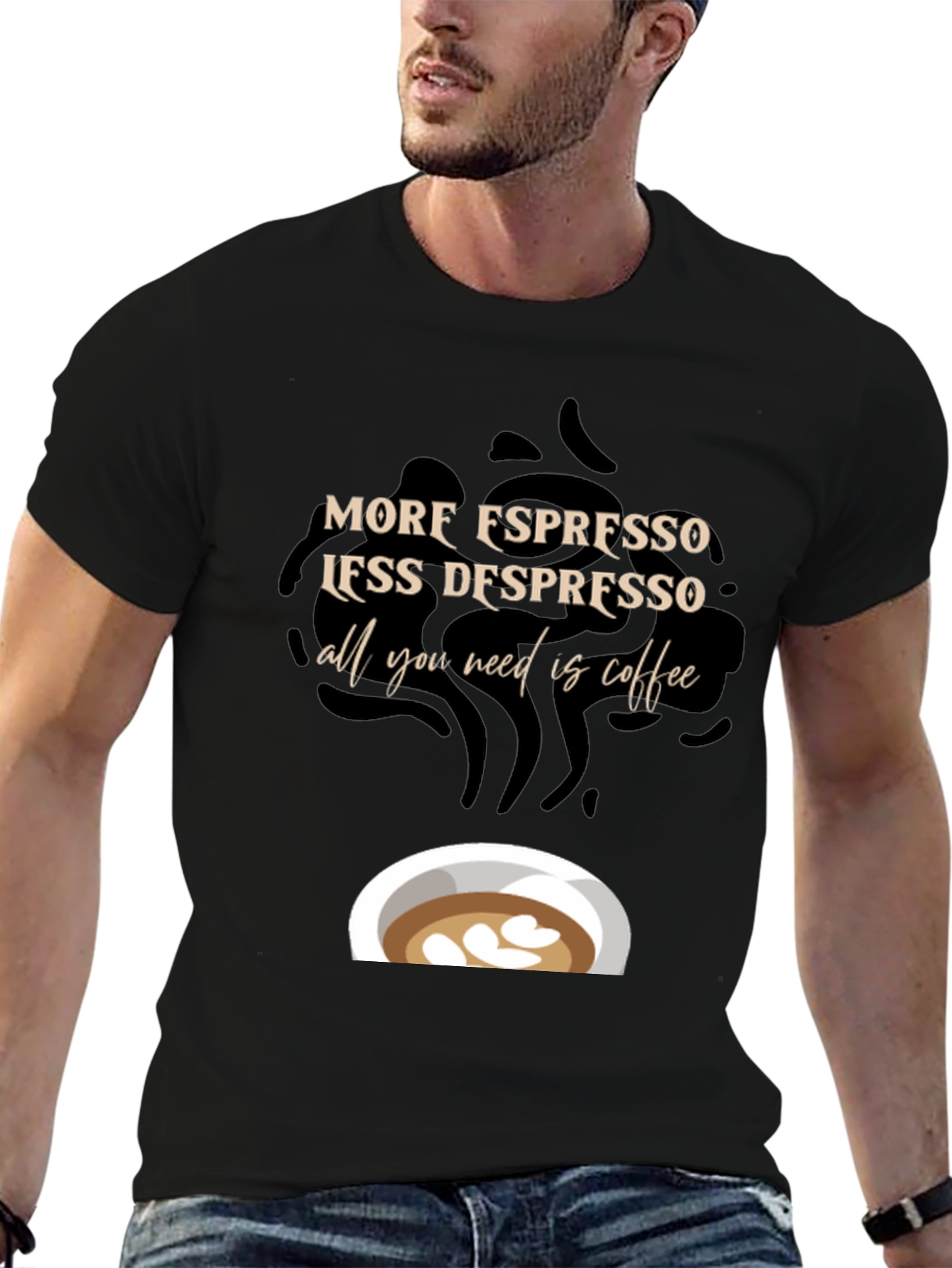 Espresso Coffee Graphic T-Shirt - 6