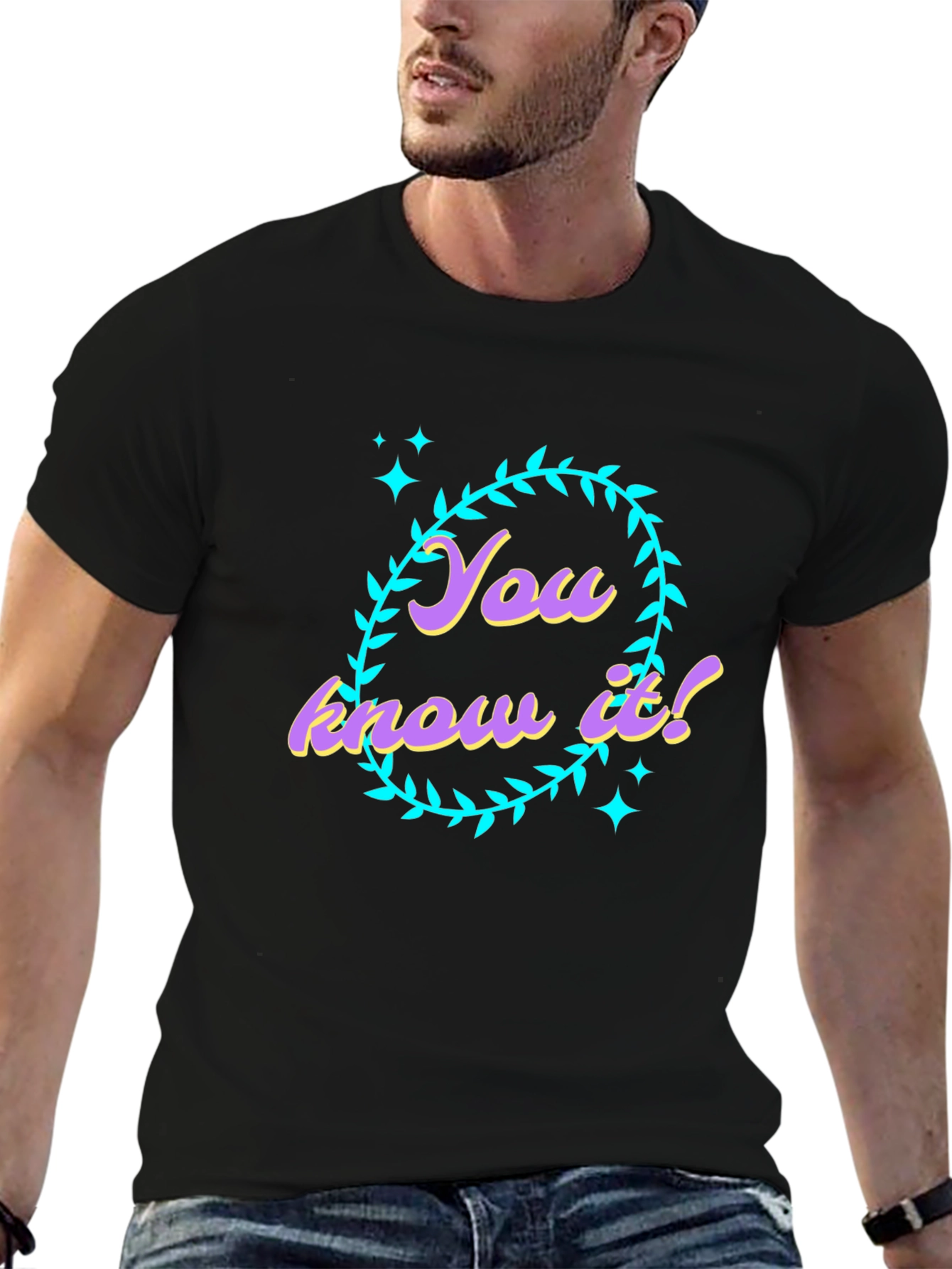 Black You Know It! Graphic Tee - Black T-Shirt view 6