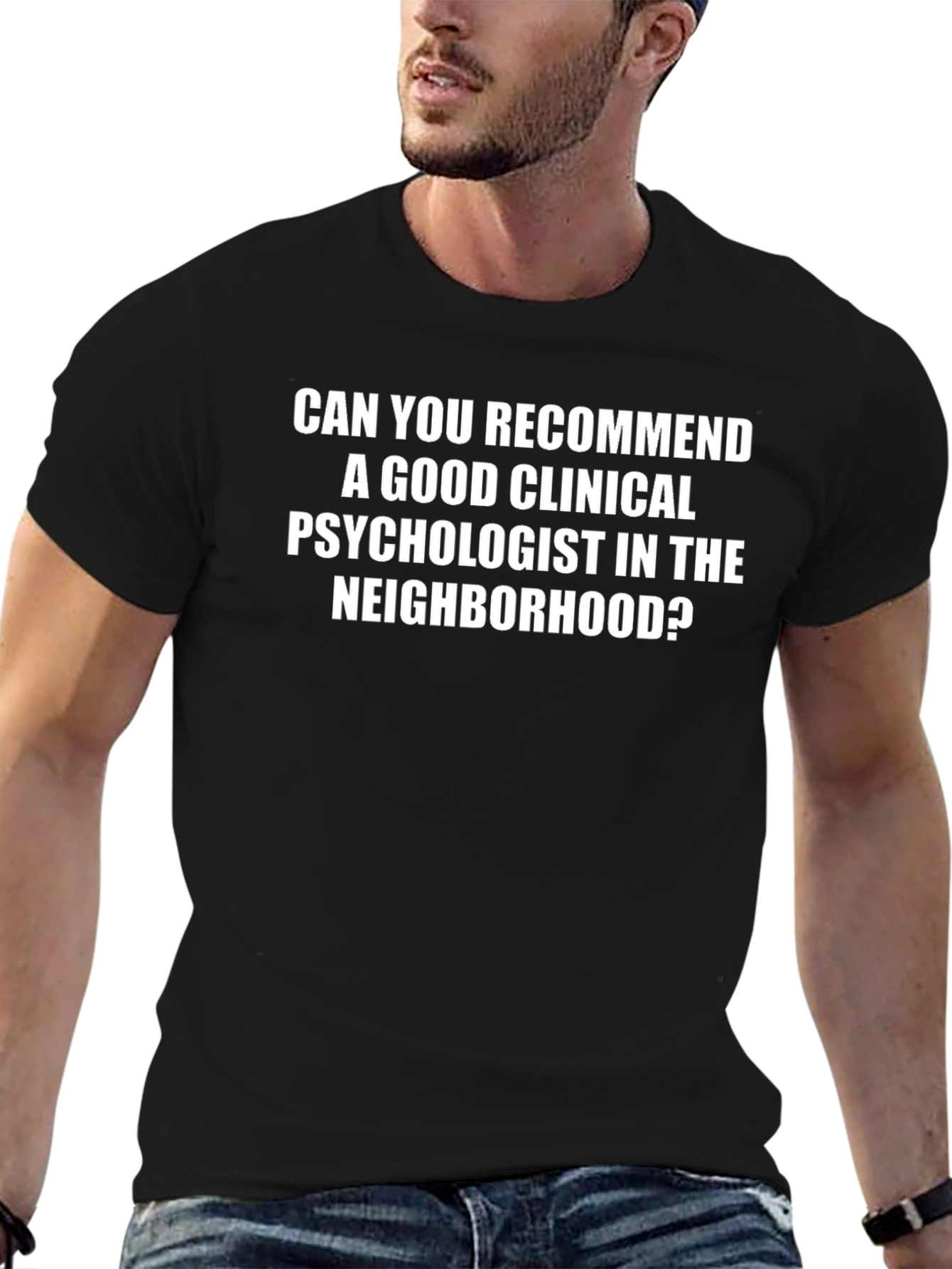 Black Clinical Psychologist T-Shirt view 6