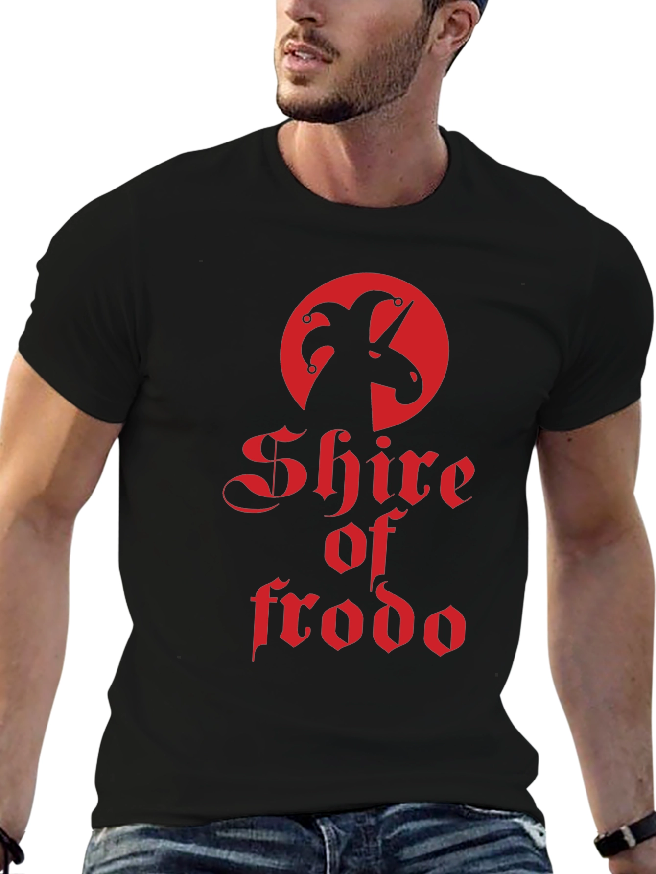 Black Shire of Frodo T-Shirt view 6