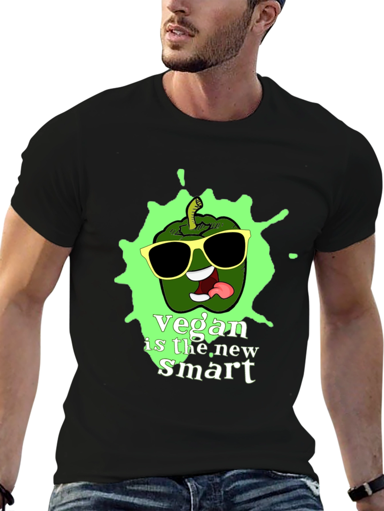 Black Vegan Is the New Smart T-Shirt view 6