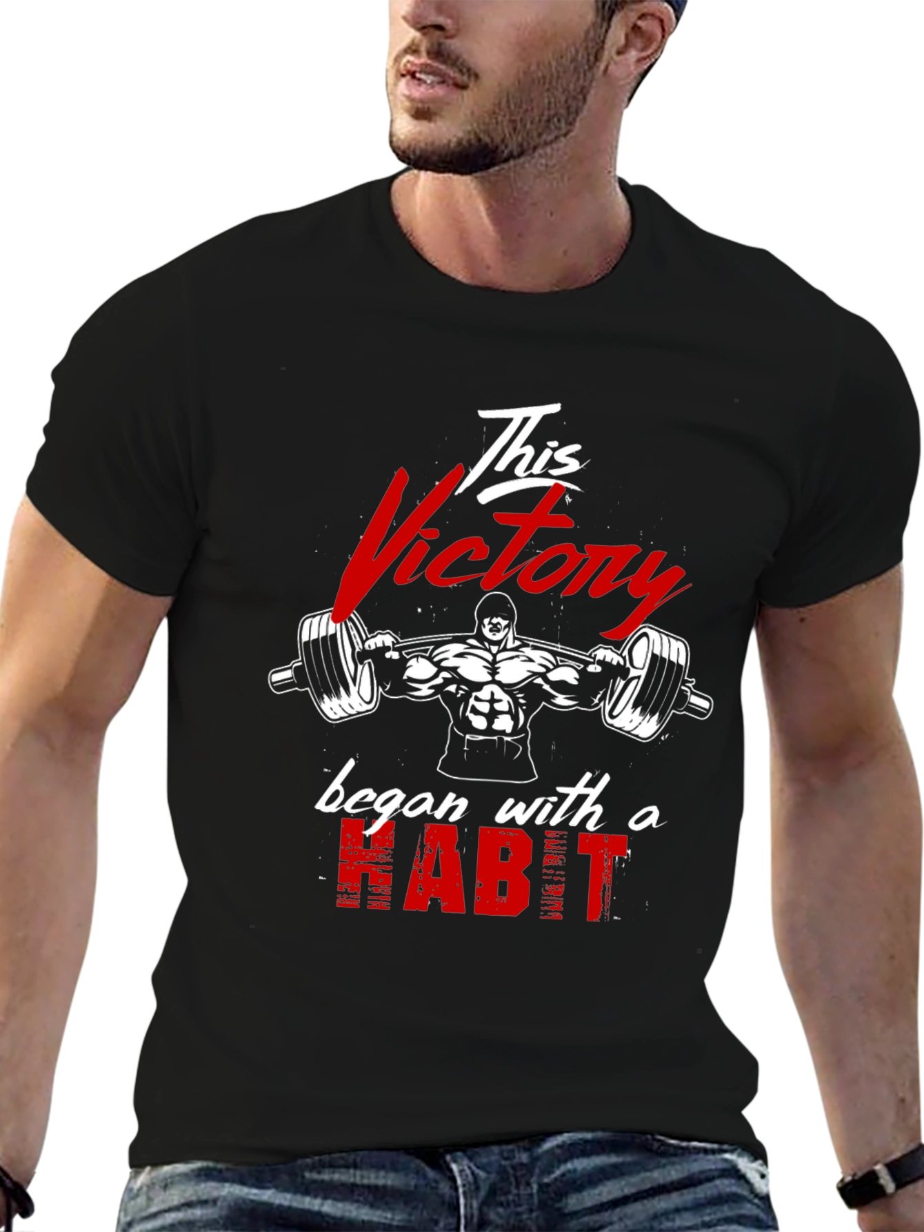 Victory Habit Gym T-Shirt - Fitness Motivation - 6
