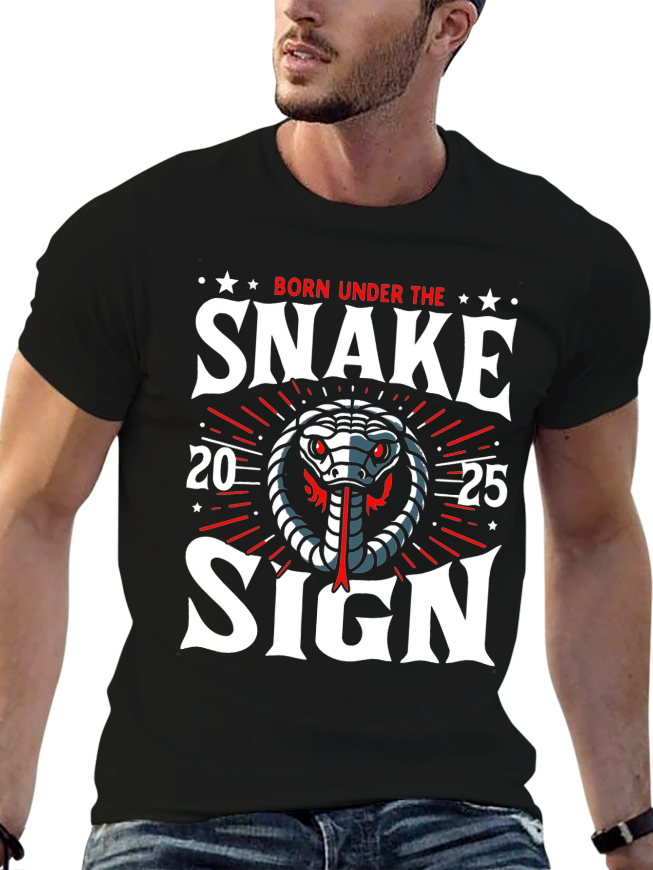 Black Snake Sign Tee - Born Under the Snake 2025 view 6