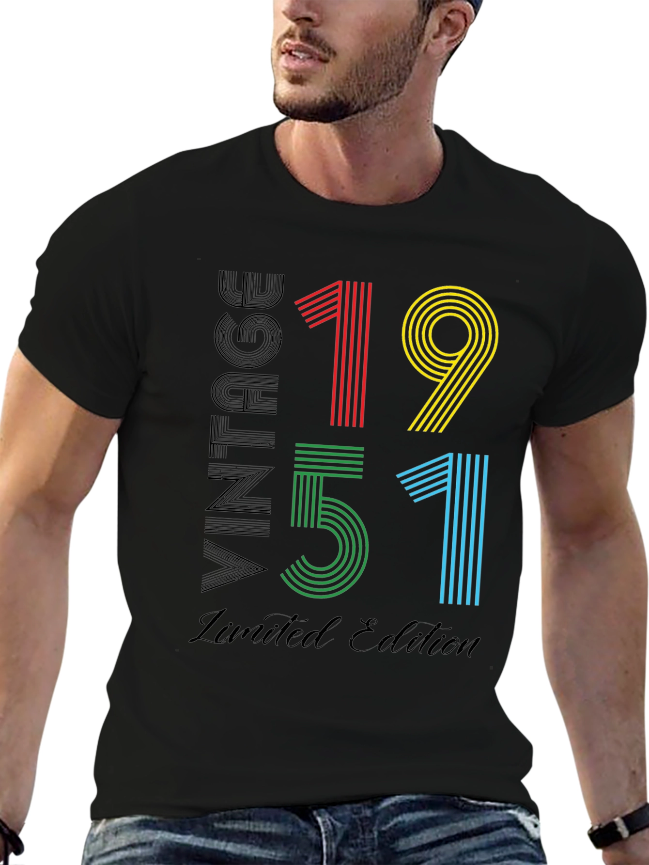 Black Vintage 1951 Limited Edition Graphic Tee view 6