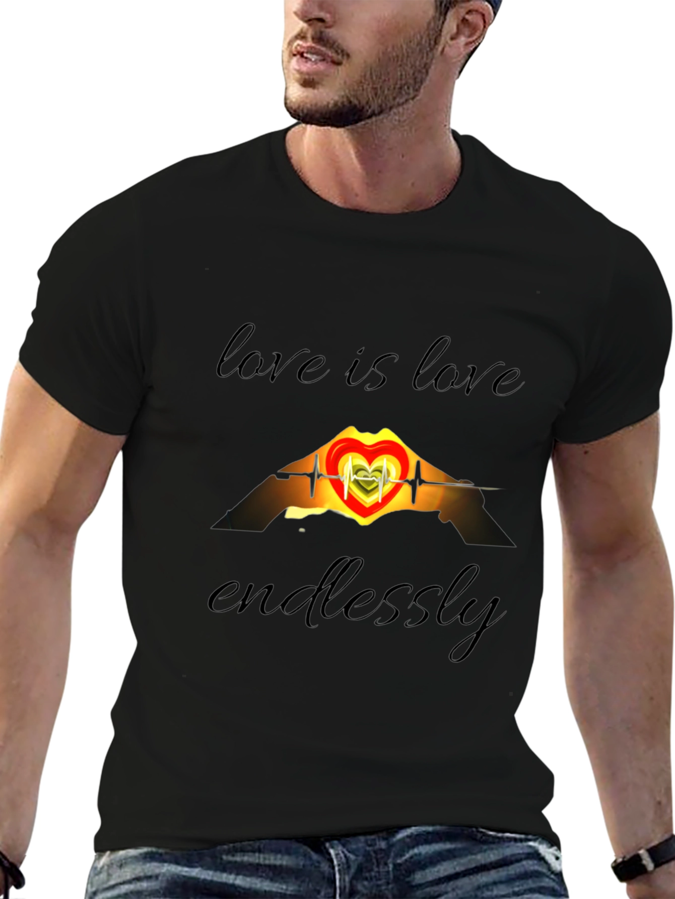 Black Love is Love T-Shirt view 6