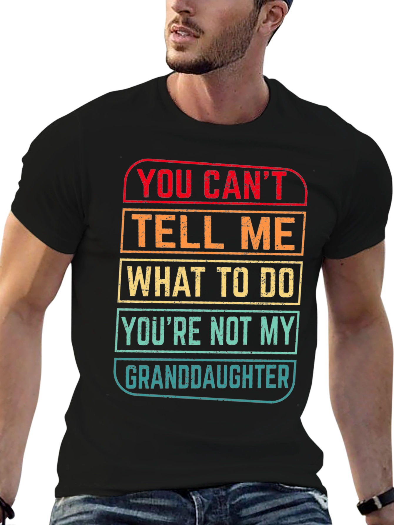 Black Granddaughter T-Shirt - "You Can't Tell Me What To Do" view 6