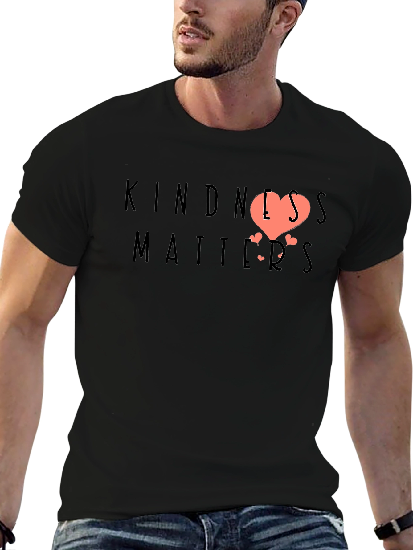 Black Kindness Matters Graphic Tee view 6