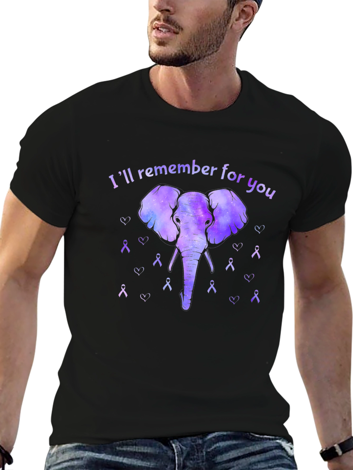 Black I'll Remember For You T-Shirt view 6
