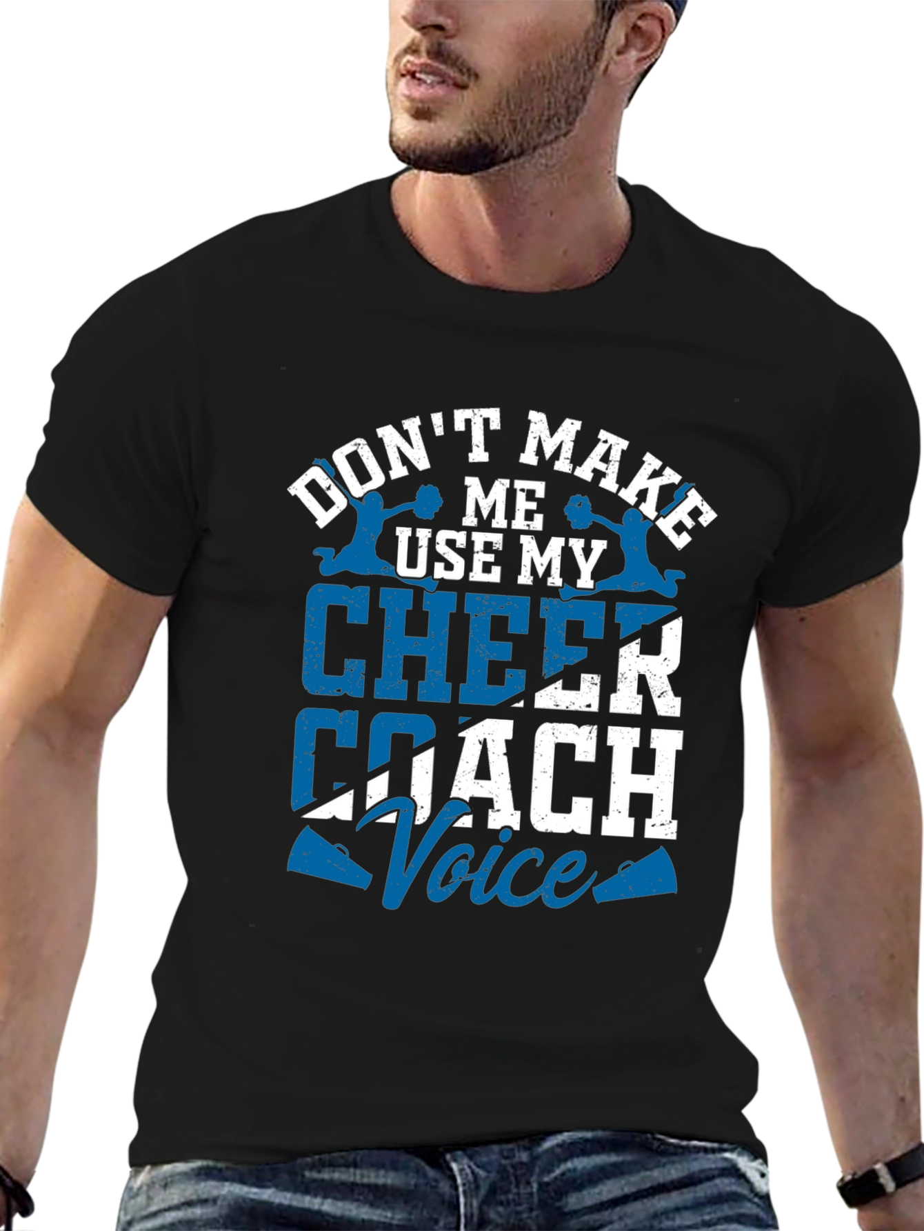 Black Cheer Coach Voice T-Shirt view 6