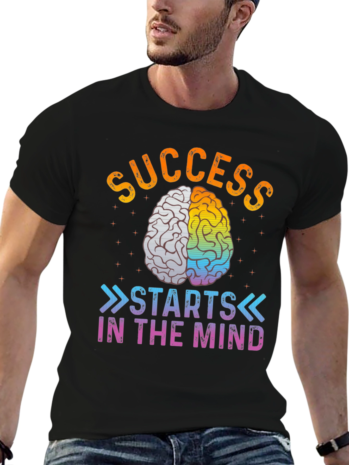 Black Success Starts In The Mind T-Shirt view 6