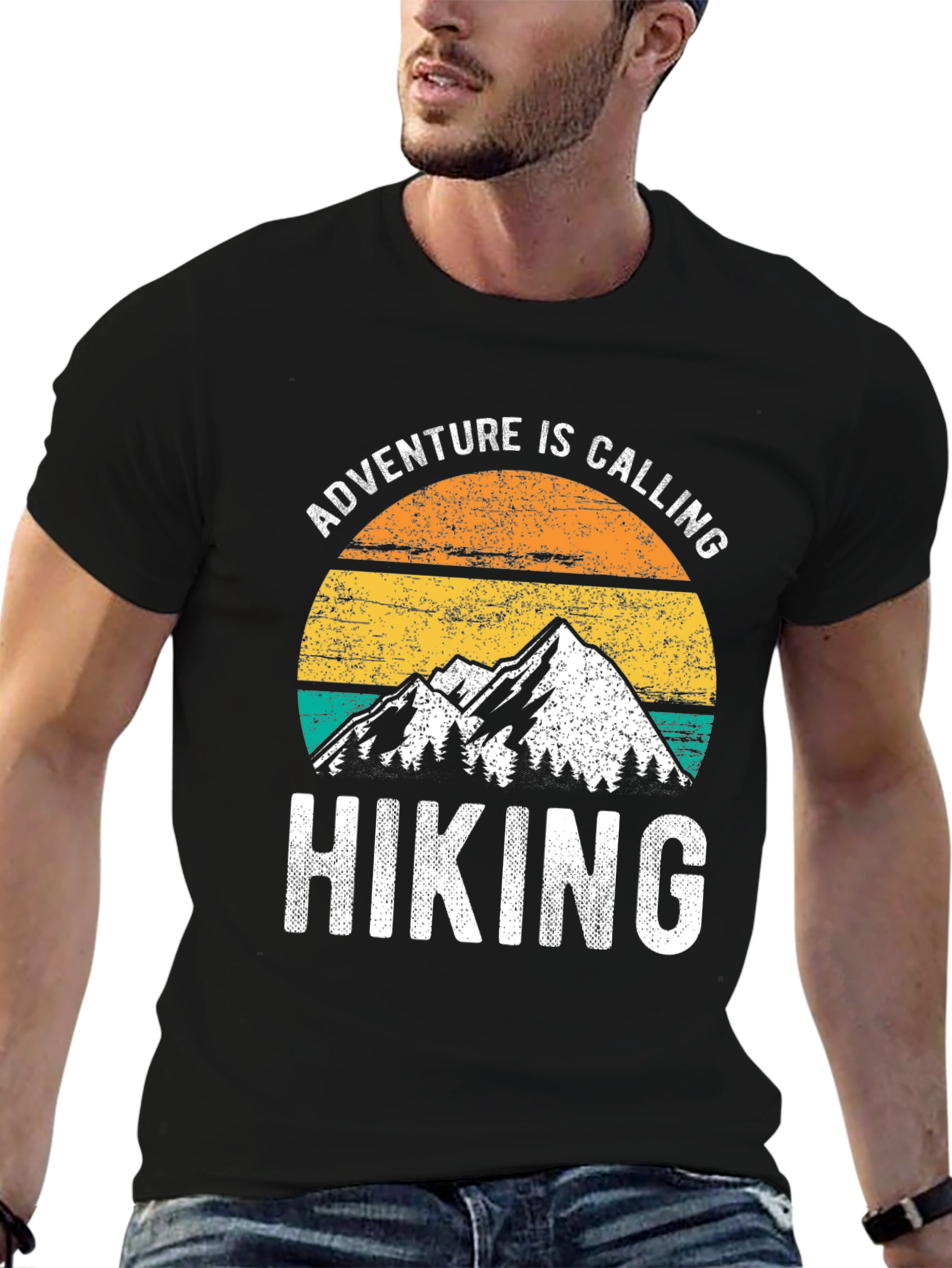 Black Adventure Hiking T-Shirt view 6