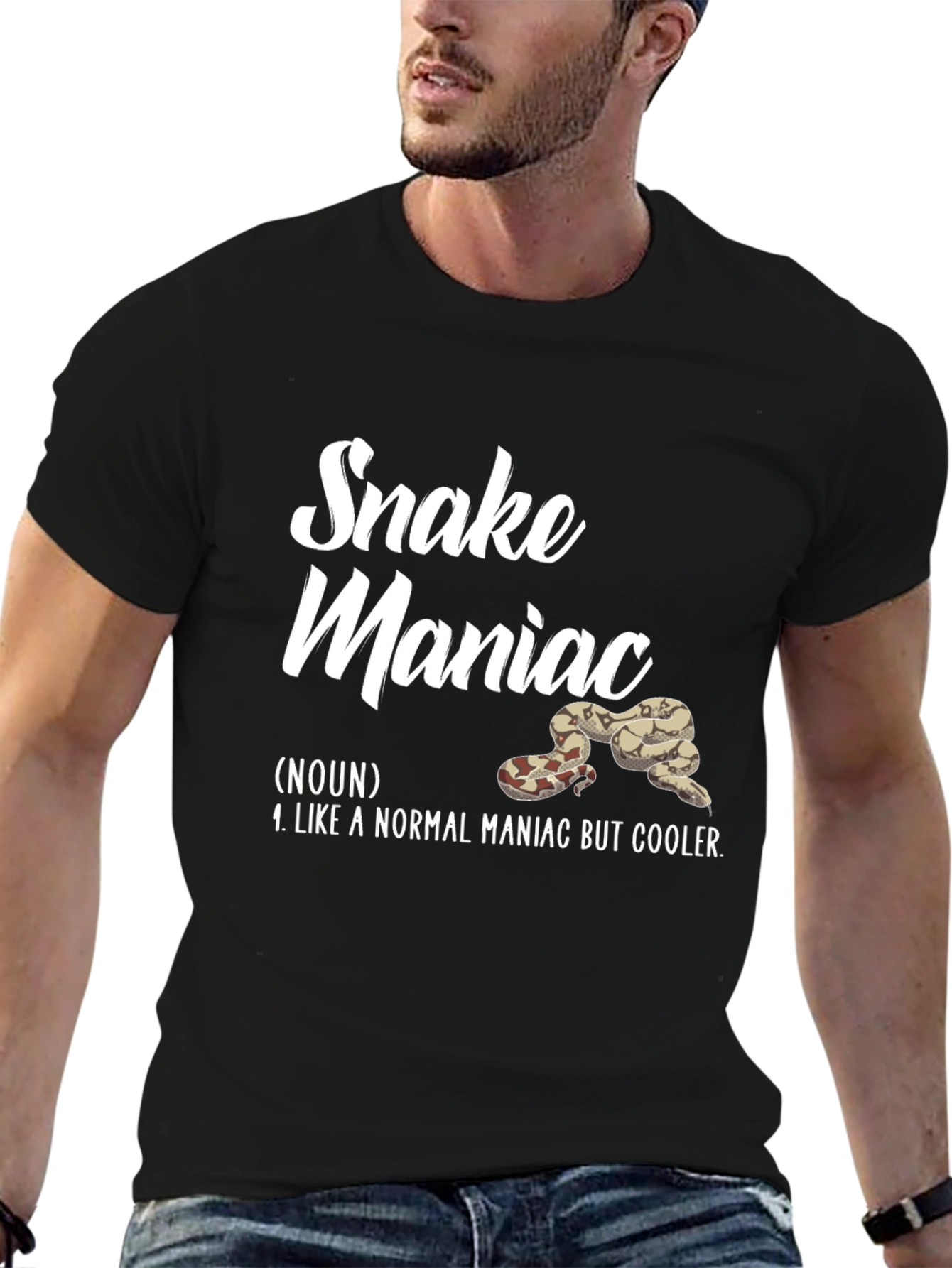 Black Snake Maniac Graphic Tee view 6