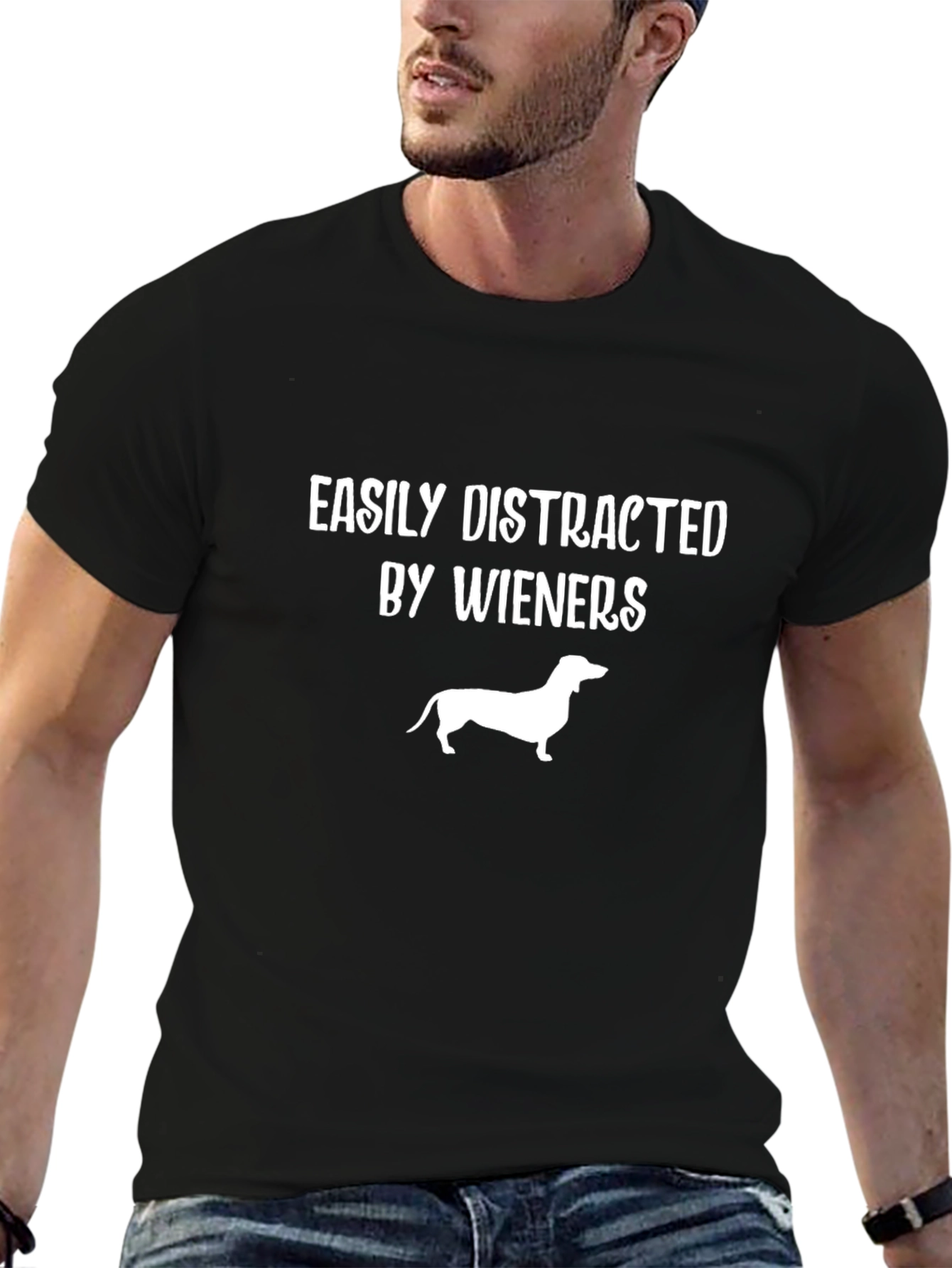Easily Distracted By Wieners T-Shirt - 6