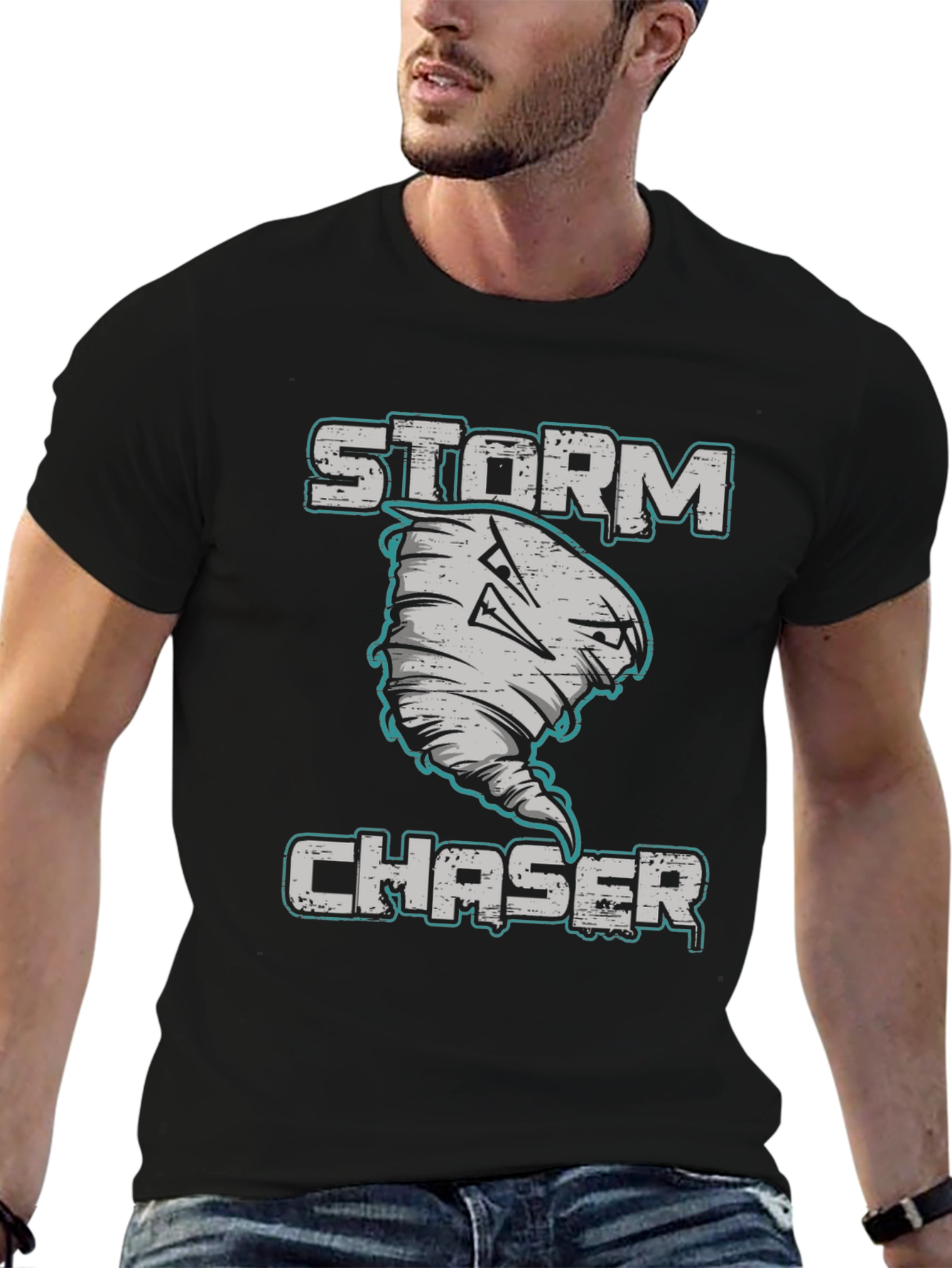 Black Storm Chaser Graphic Tee view 6