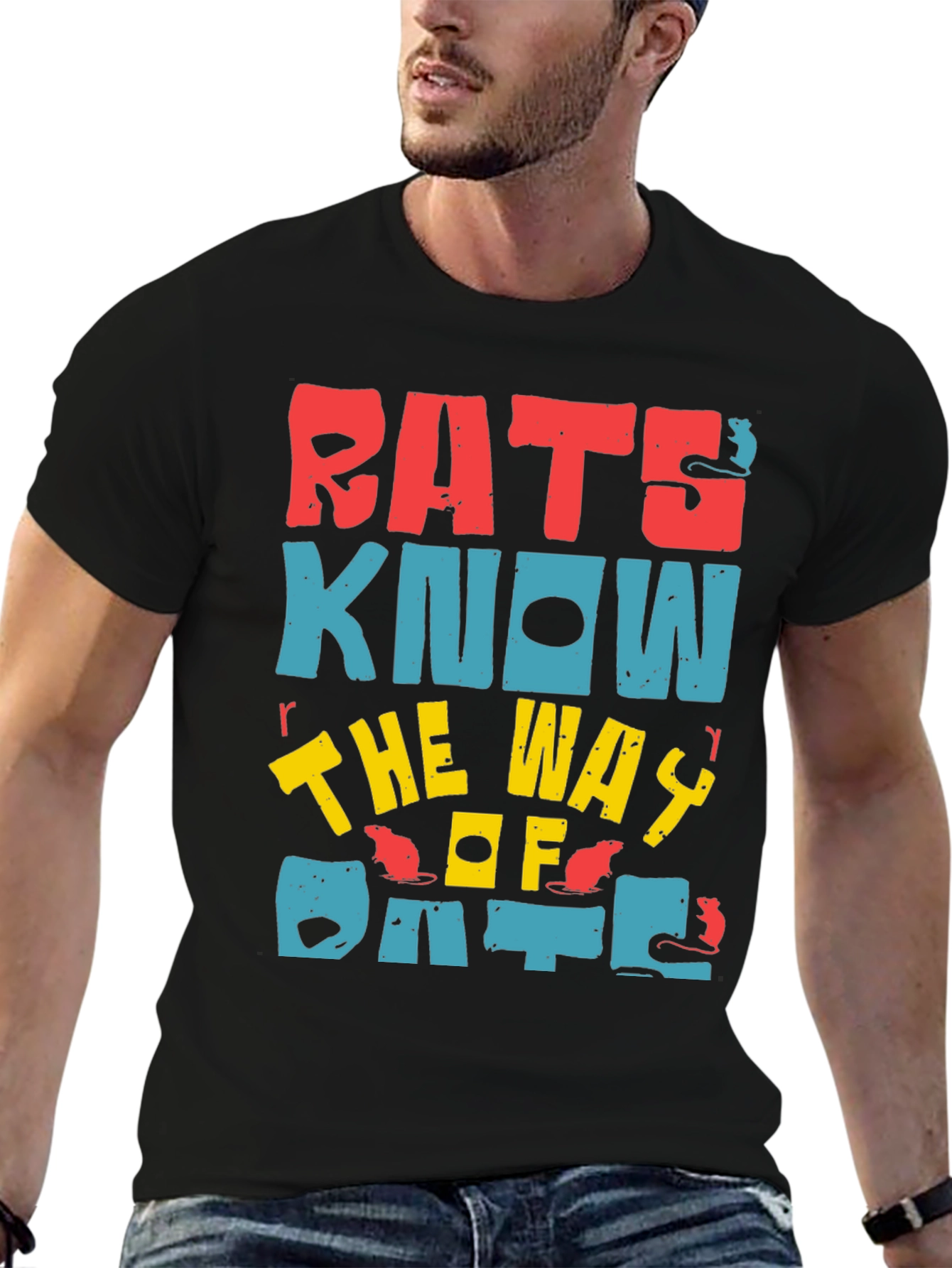 Black Rats Know the Way T-Shirt view 6
