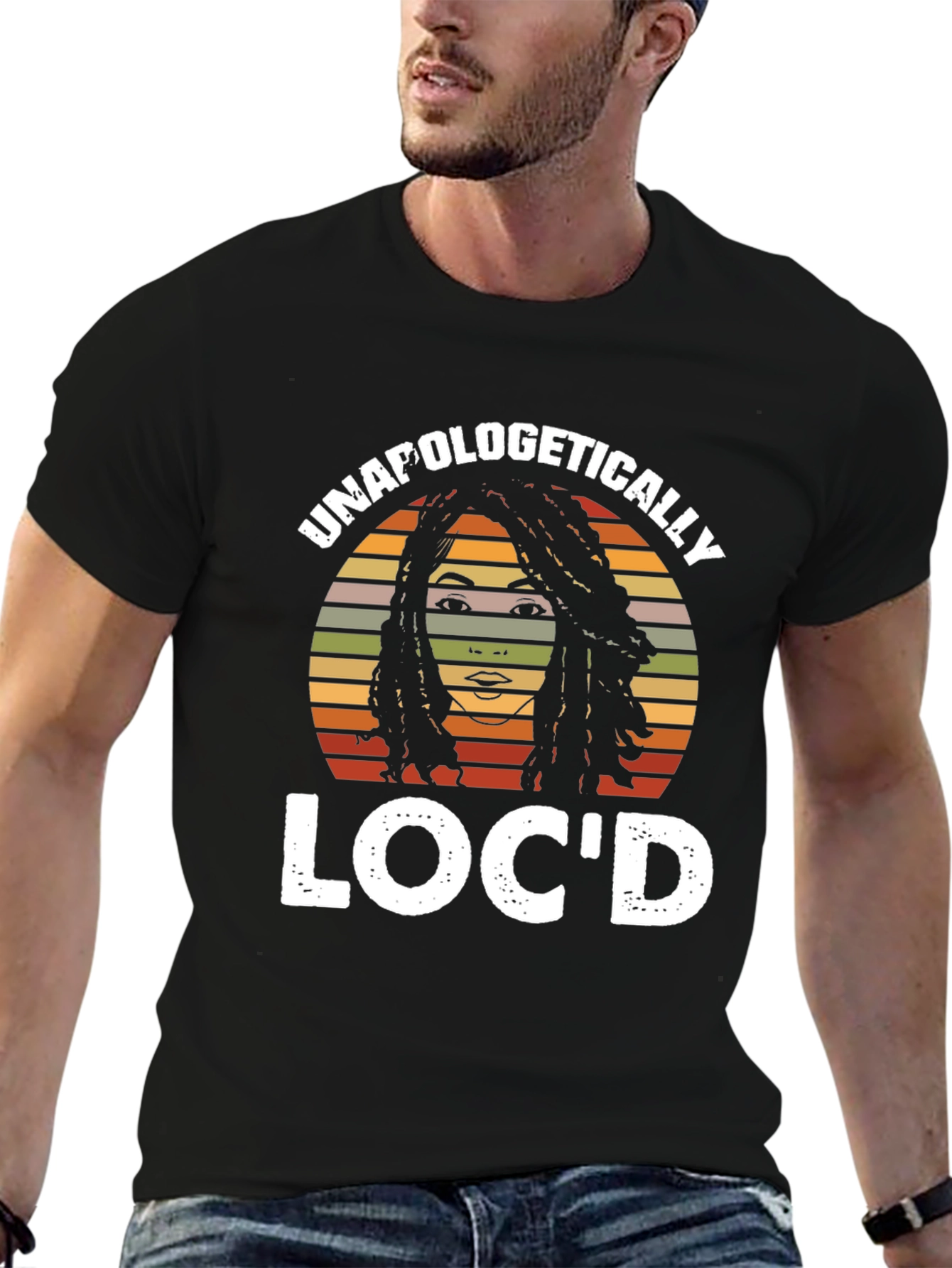 Unapologetically Loc'd T-Shirt, Black Pride - 6