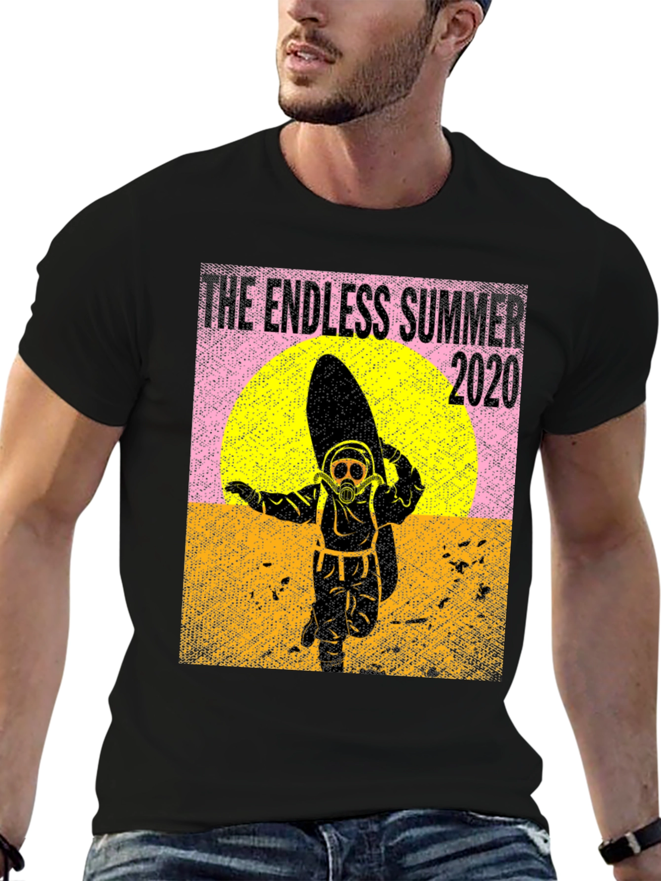Black Endless Summer 2020 Graphic T-Shirt view 6