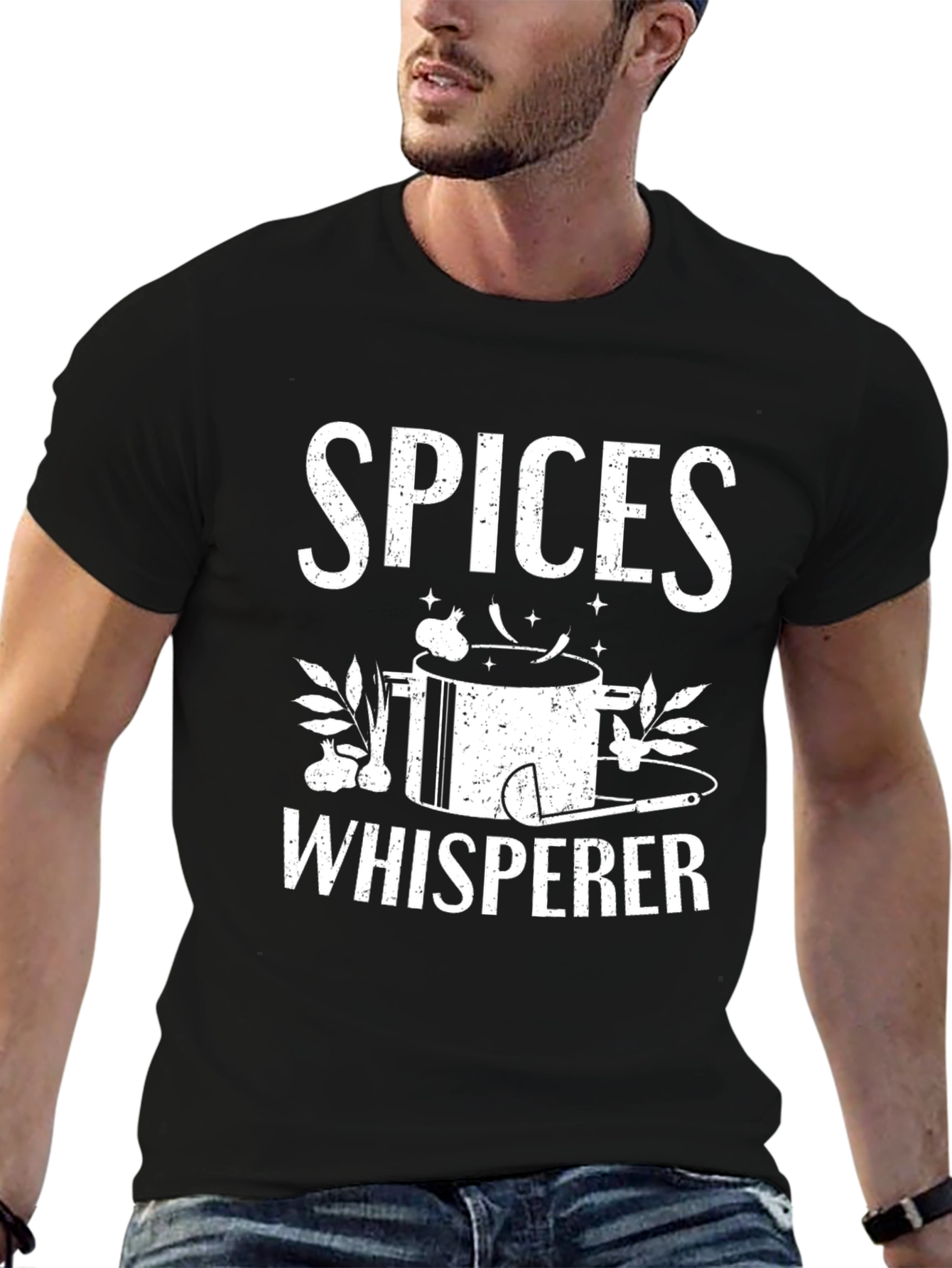 Spices Whisperer Graphic Tee - Chef Humor Shirt - 6