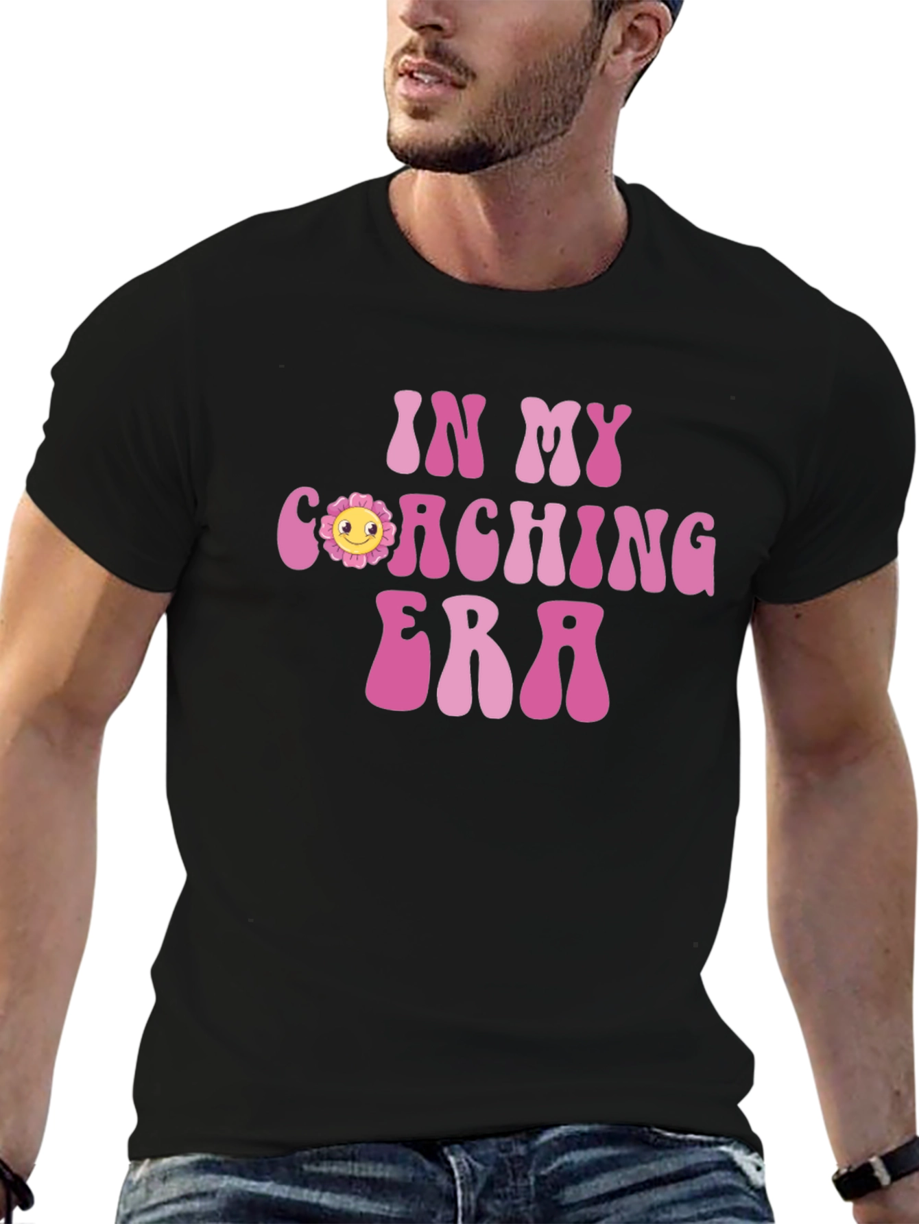 Black In My Coaching Era T-Shirt - Black view 6