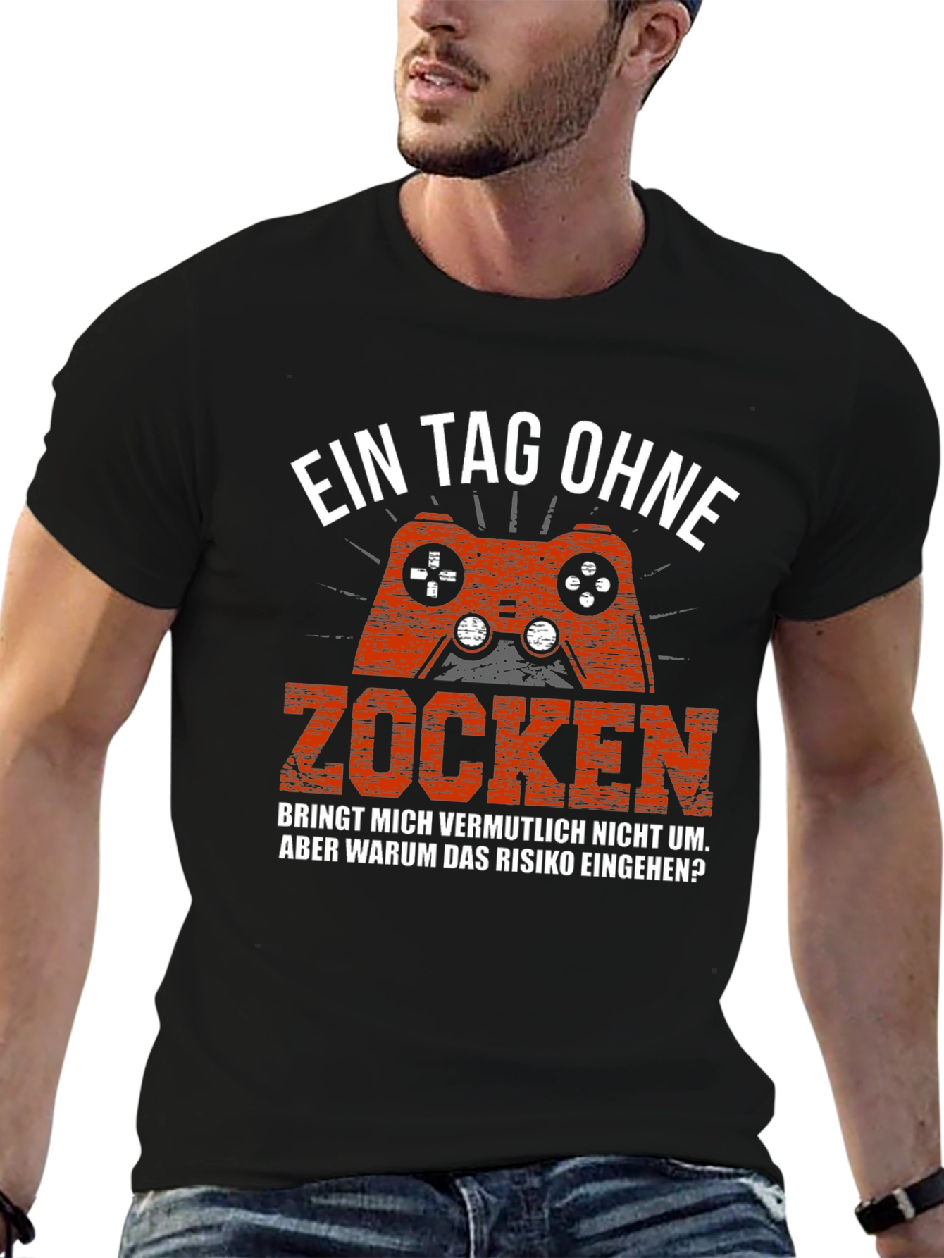 Black Gamer T-Shirt - Ein Tag Ohne Zocken view 6