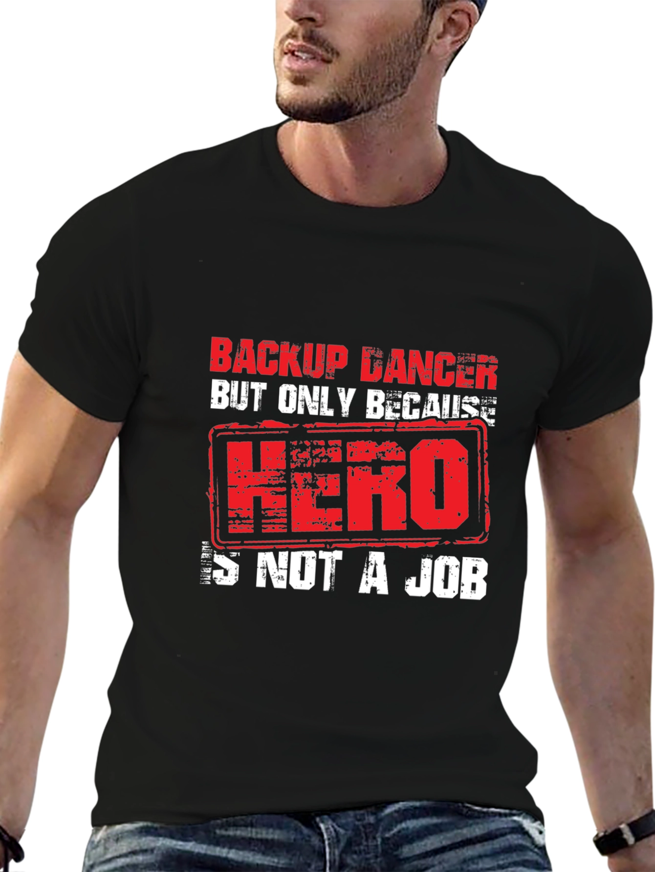 Black Backup Dancer Funny Graphic Tee view 6