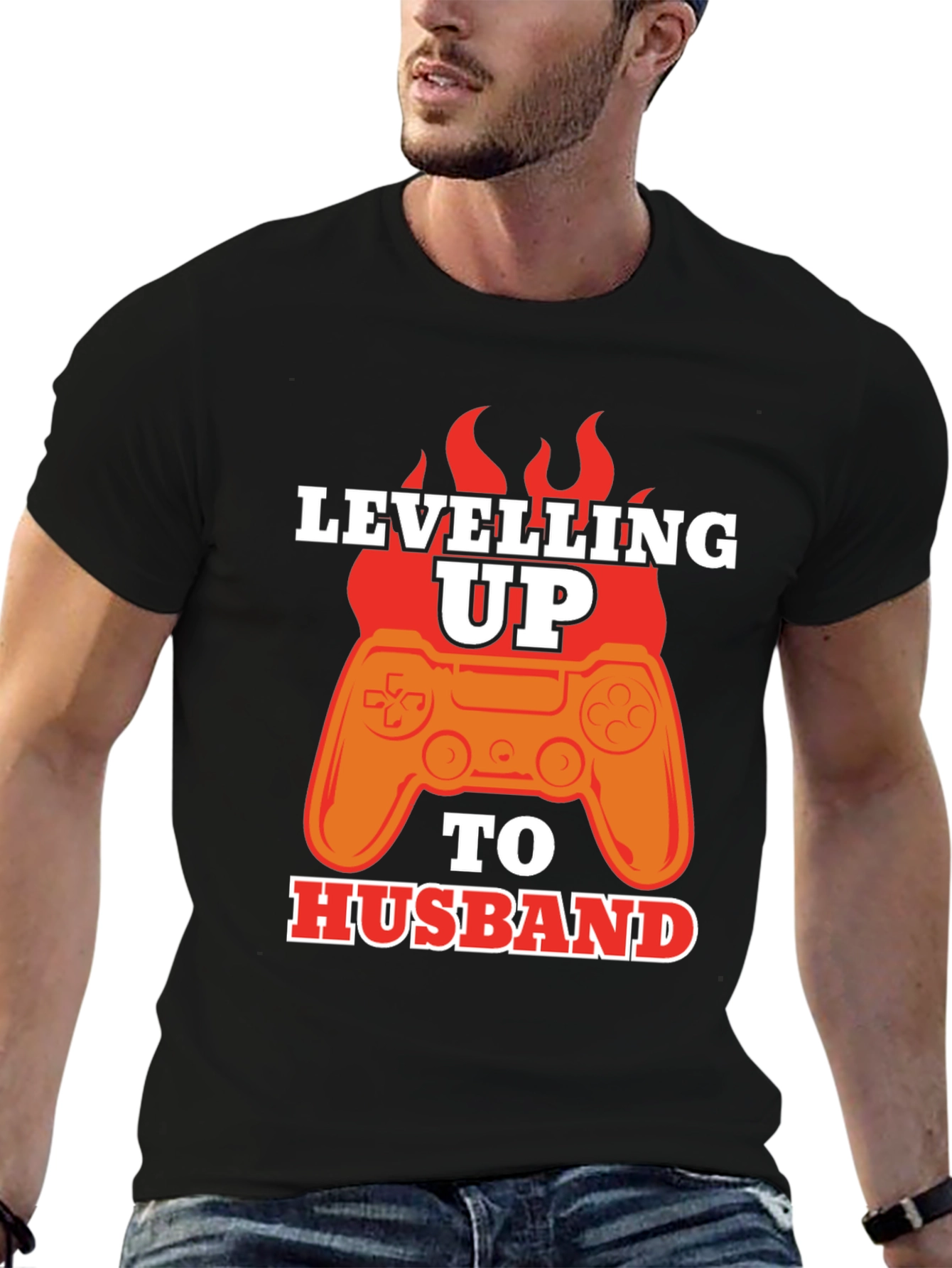 Leveling Up to Husband Gaming T-Shirt - 6