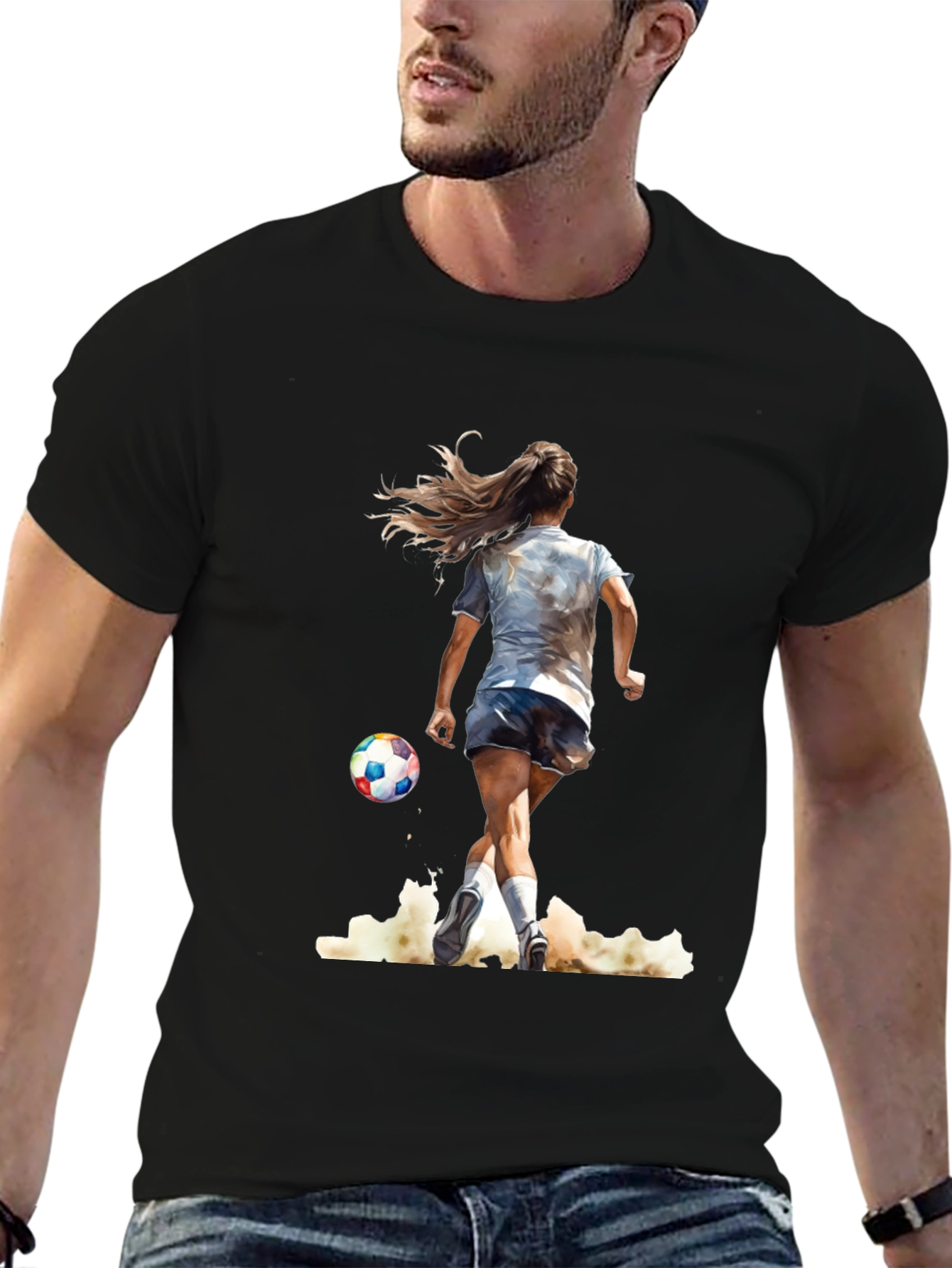 Soccer Girl Graphic Tee - Stylish Sportswear - 6