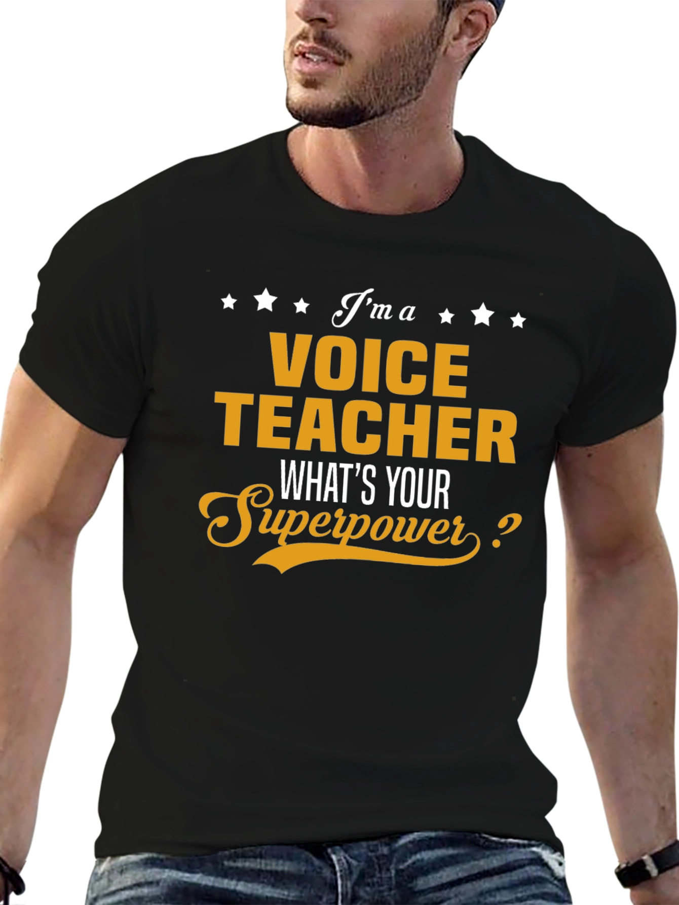 Voice Teacher Superpower T-Shirt - Funny Occupation Tee - 6