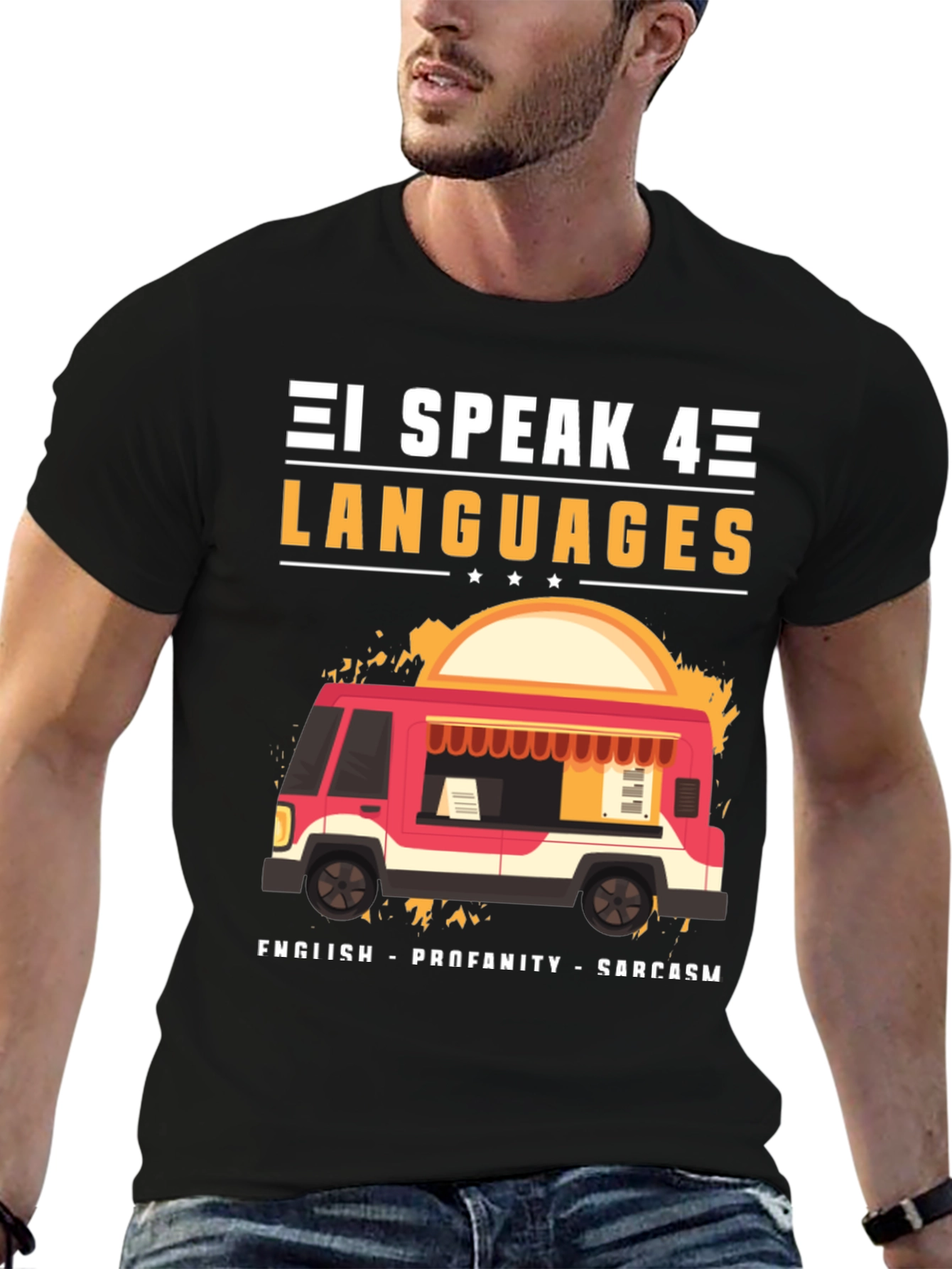 I Speak 4 Languages Graphic Tee - 6