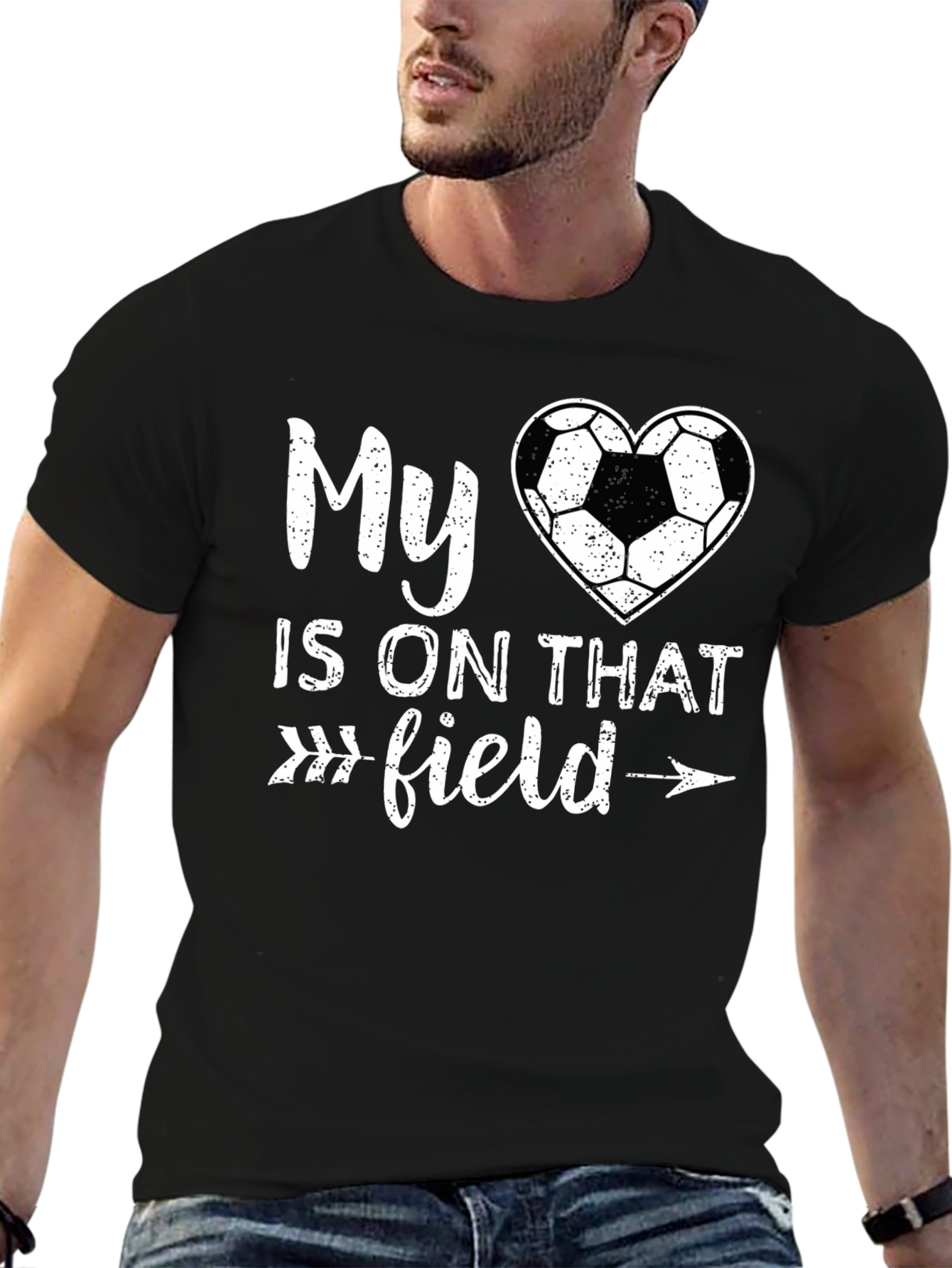My Heart Is On That Field T-Shirt Soccer - 6