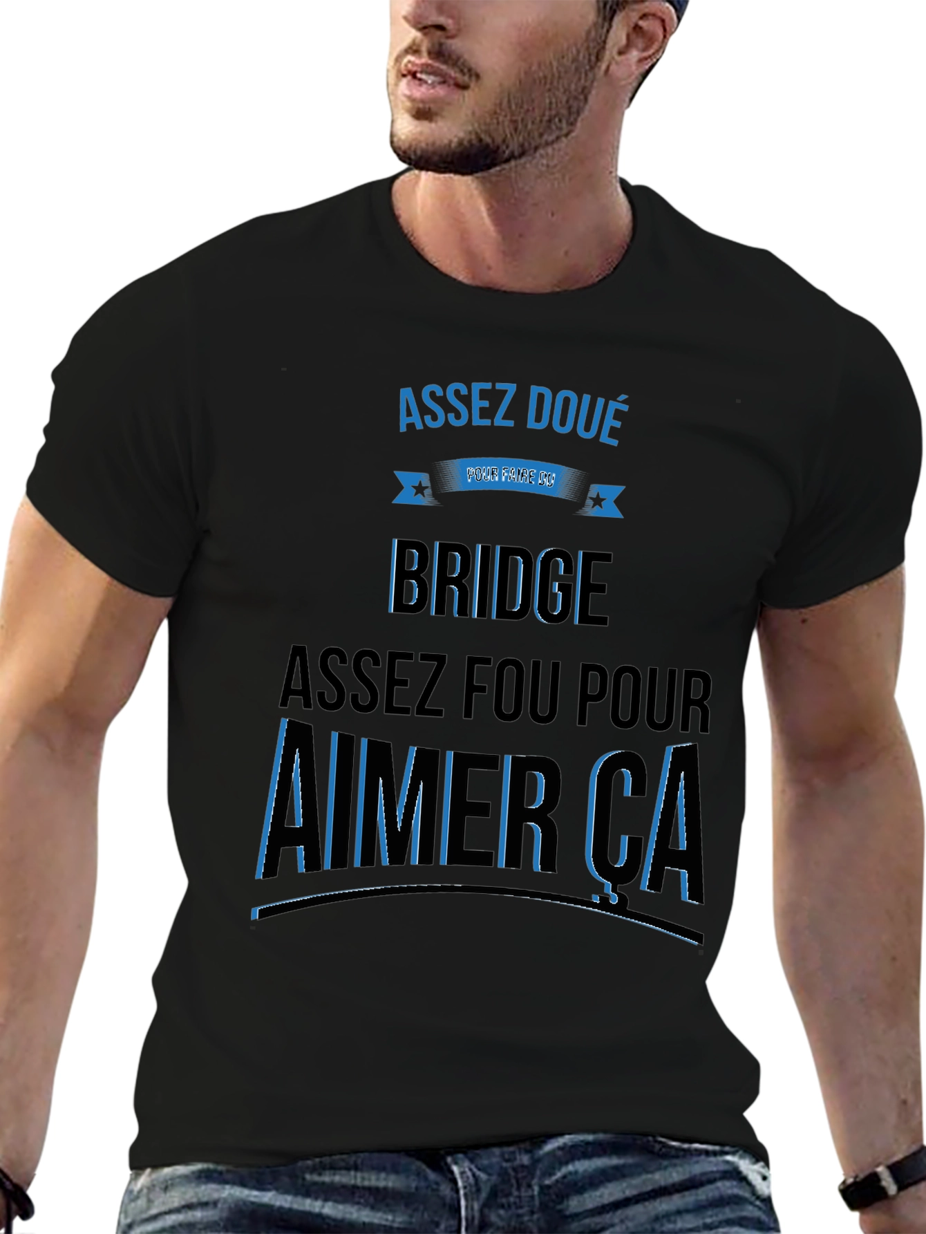 Black Assez Doué Bridge T-Shirt view 6