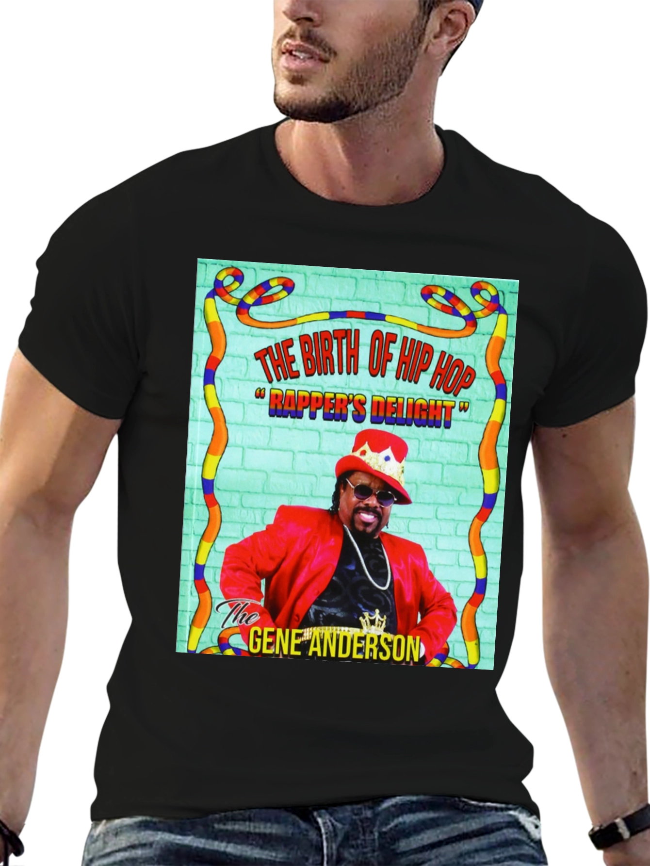 Black Birth of Hip Hop "Rapper's Delight" T-Shirt view 6