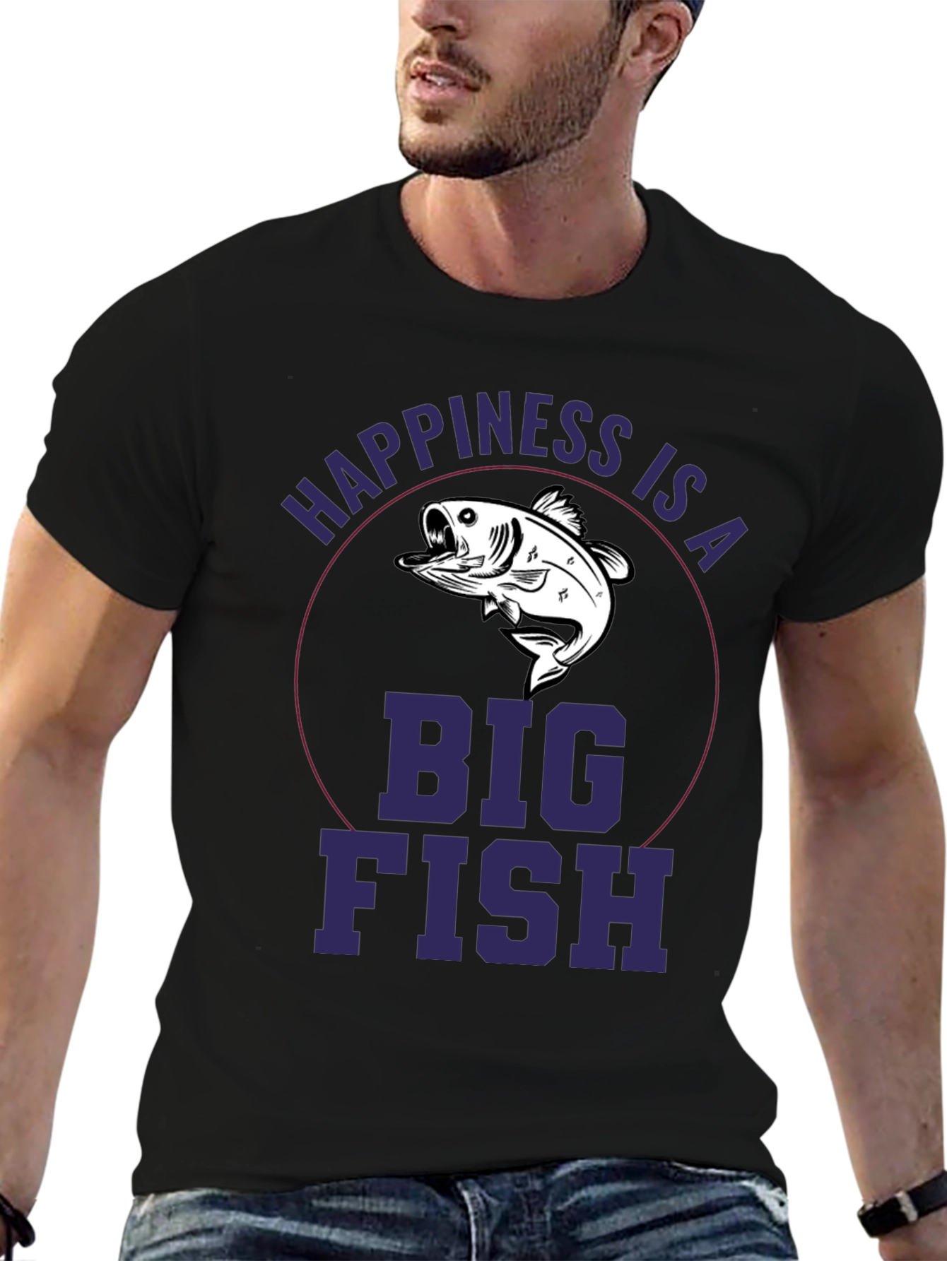 Happiness is a Big Fish Graphic Tee - 6