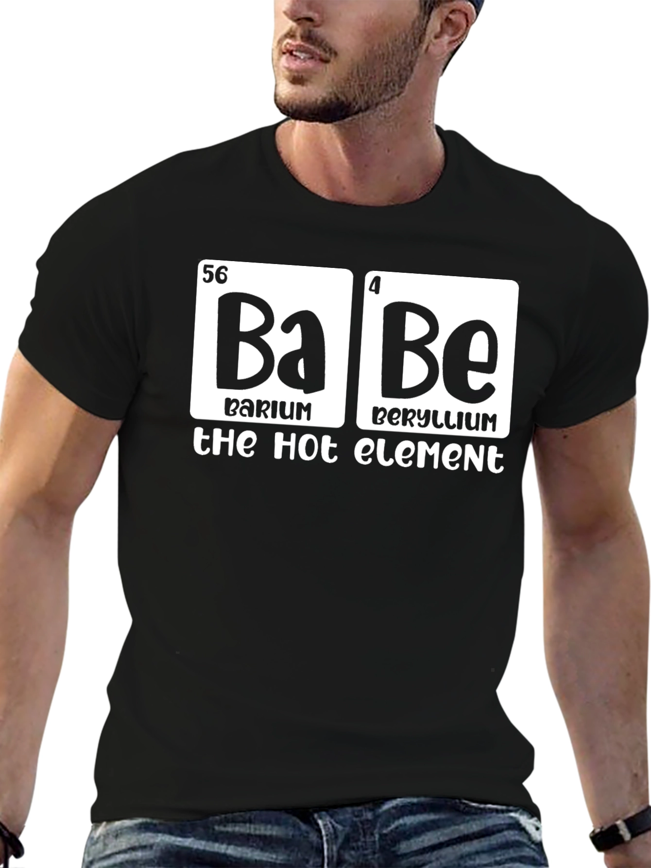 Black Barium Beryllium - The Hot Element T-Shirt view 6