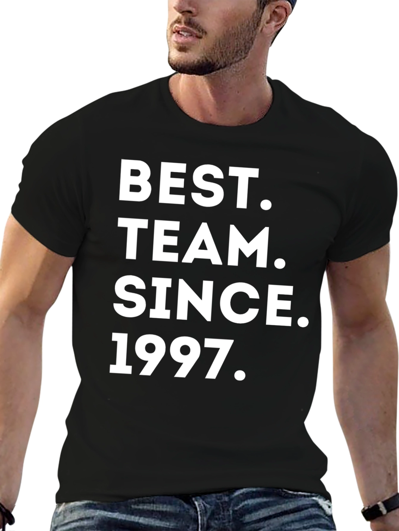 Black Best Team Since 1997 T-Shirt view 6