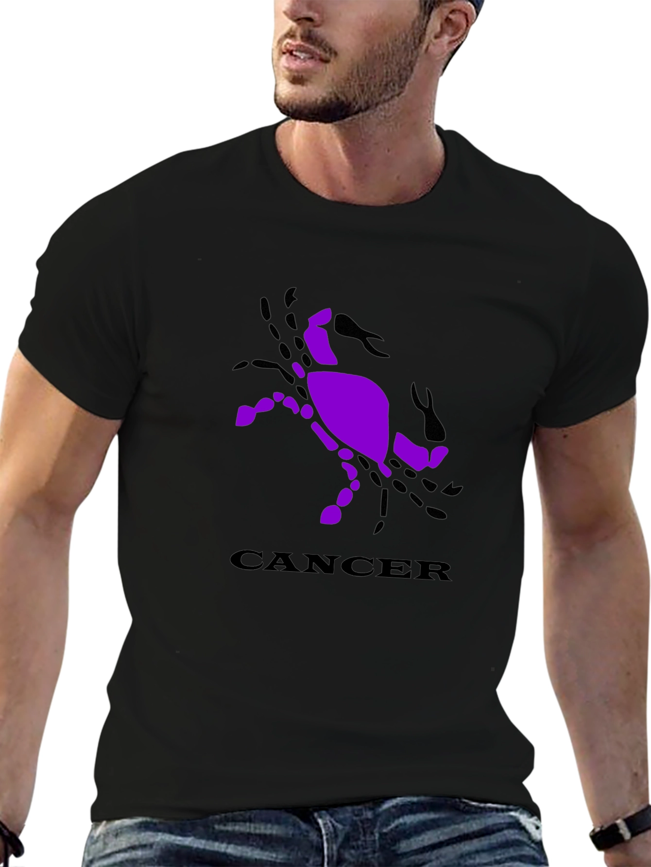 Cancer Zodiac Graphic T-Shirt - 6